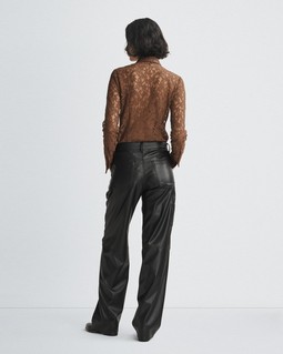 Sid Faux Leather Carpenter Pant image number 5