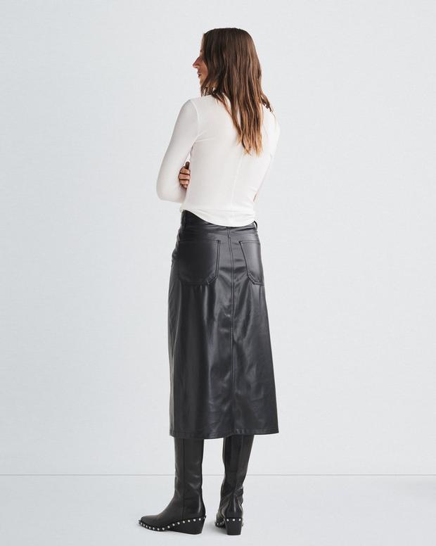 Sid Faux Leather Skirt image number 5