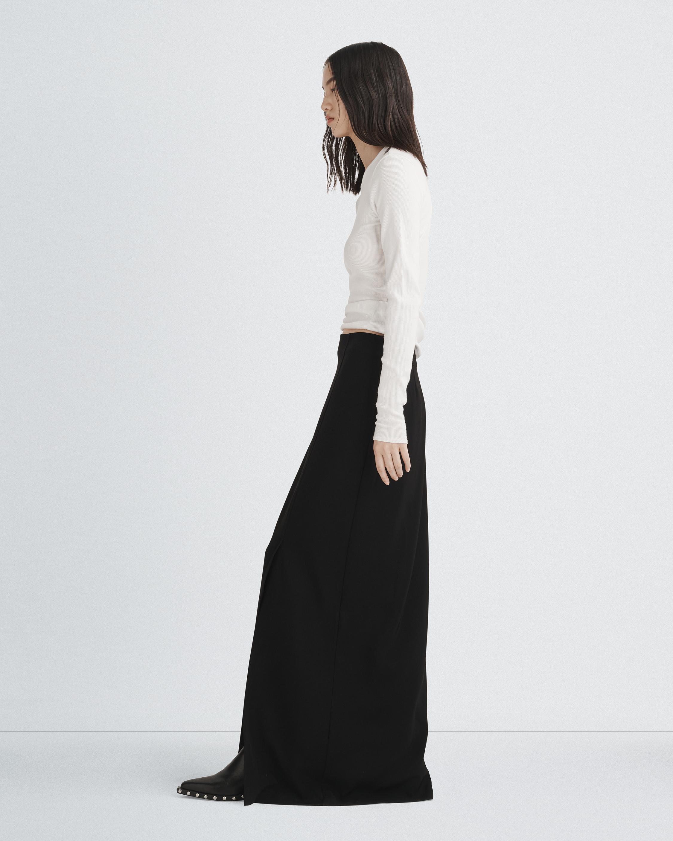 Buy the Ilana Japanese Crepe Skirt | rag & bone