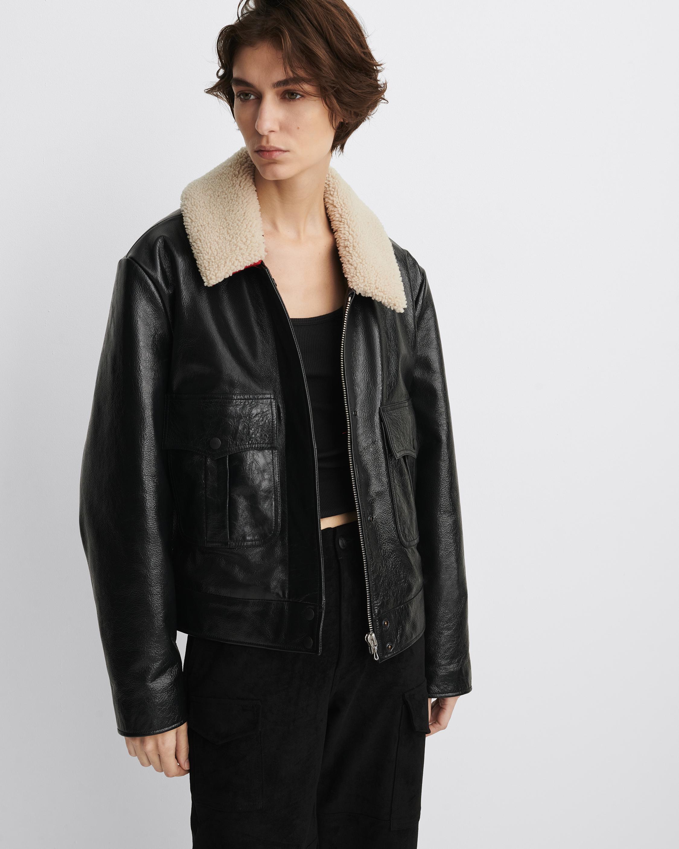 Rag and bone leather jacket sale hotsell