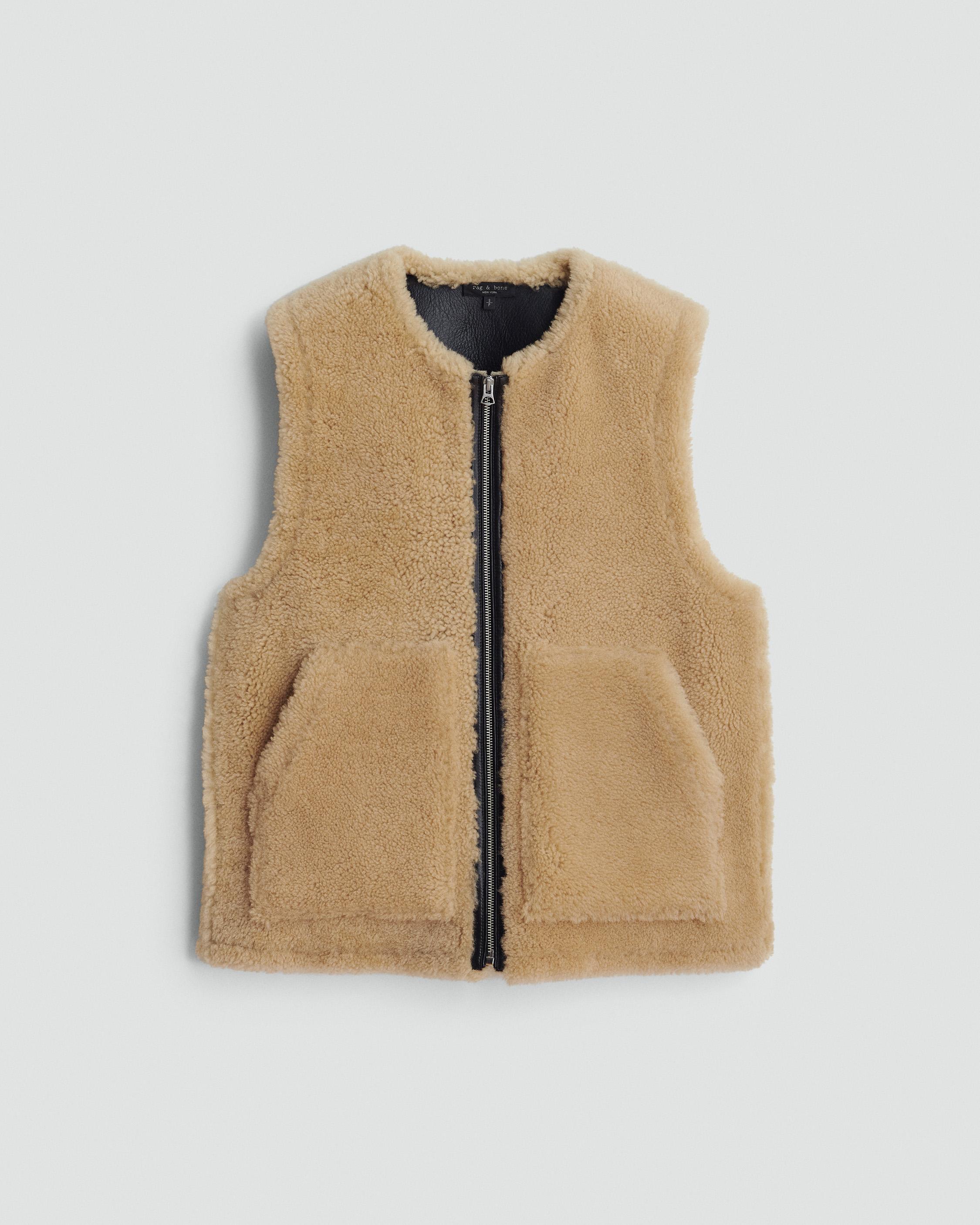 Fia Shearling Vest image number 2