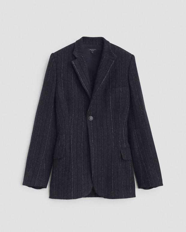 Laurence Striped Wool Blazer image number 2