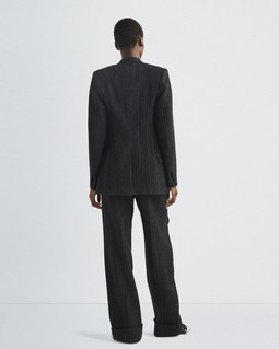 Laurence Striped Wool Blazer image number 5