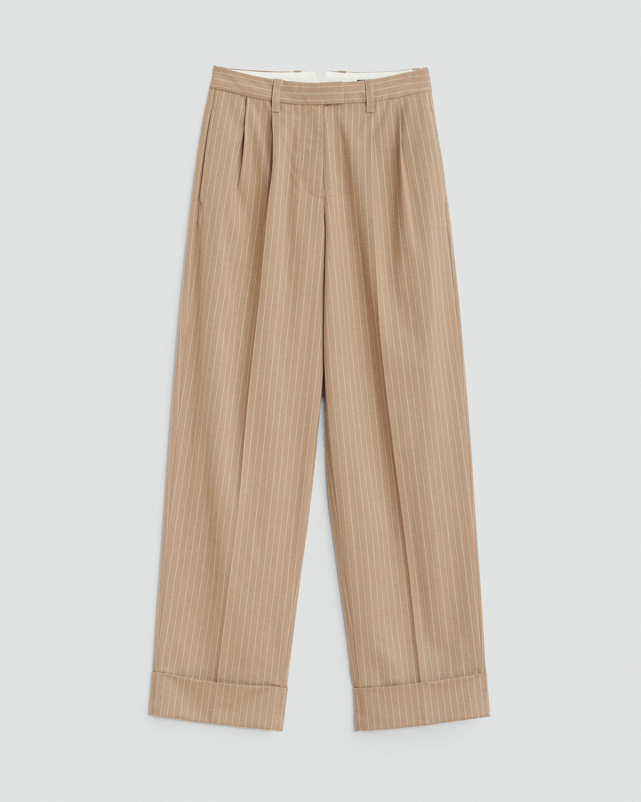 Marianne Italian Striped Wool Pant