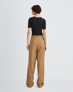 Marianne Italian Striped Wool Pant image number 5