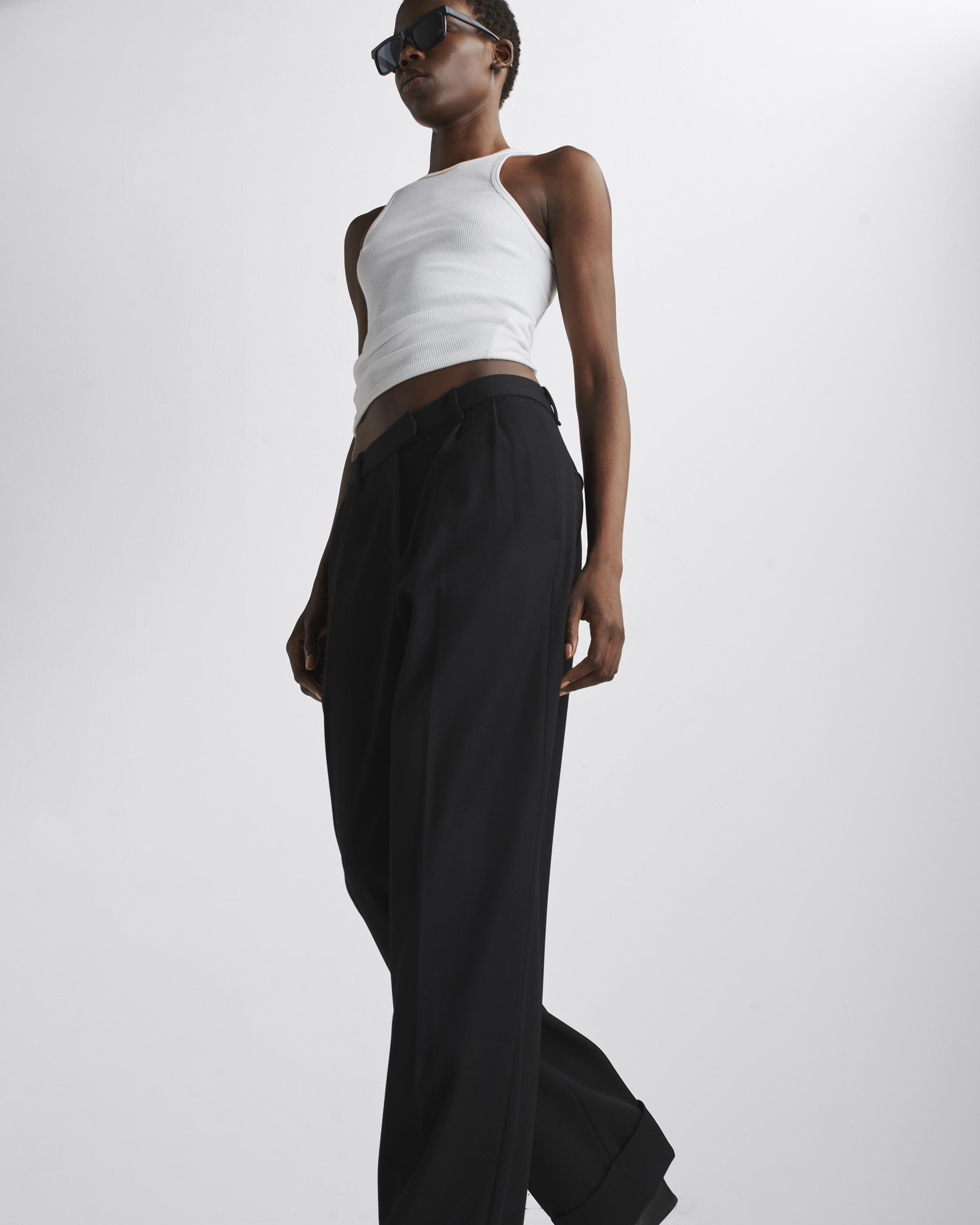 Chiffon Gaucho Pants - Grey – Reina Valentina