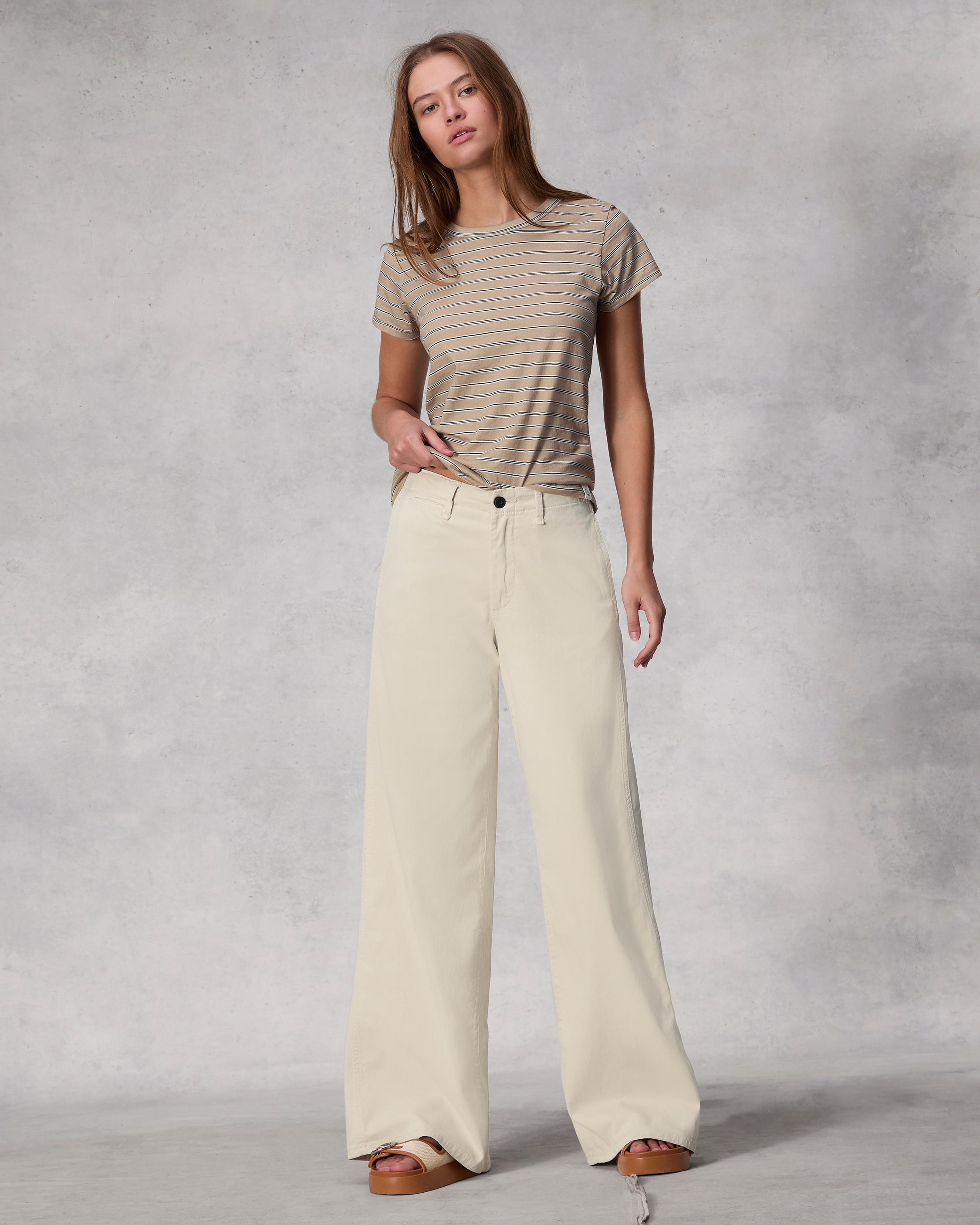 Sofie Wide-Leg Cotton Chino image number 1