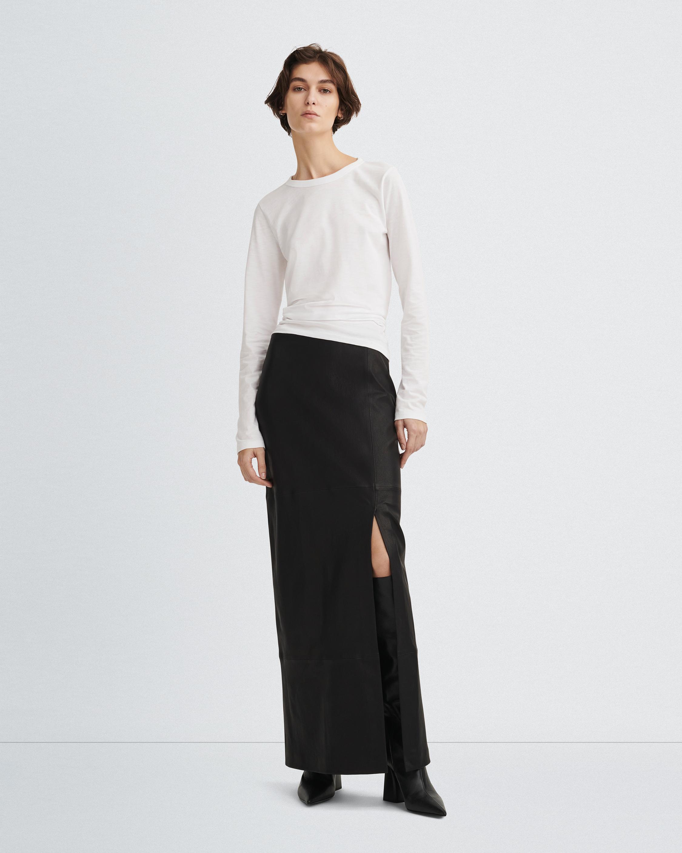 Rag & best sale bone leather skirt