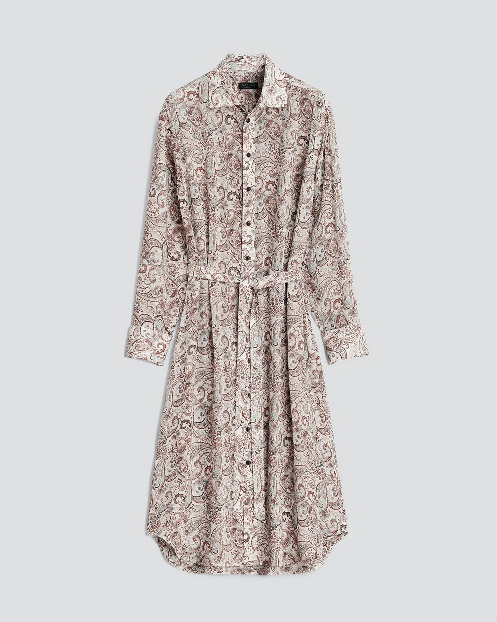 Leona Paisley Silk Dress