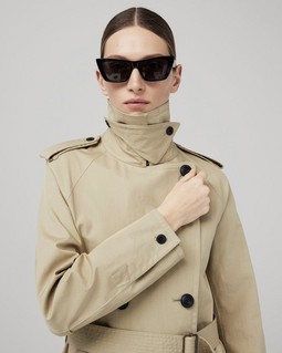 Gwyn Cotton Trench Coat image number 3