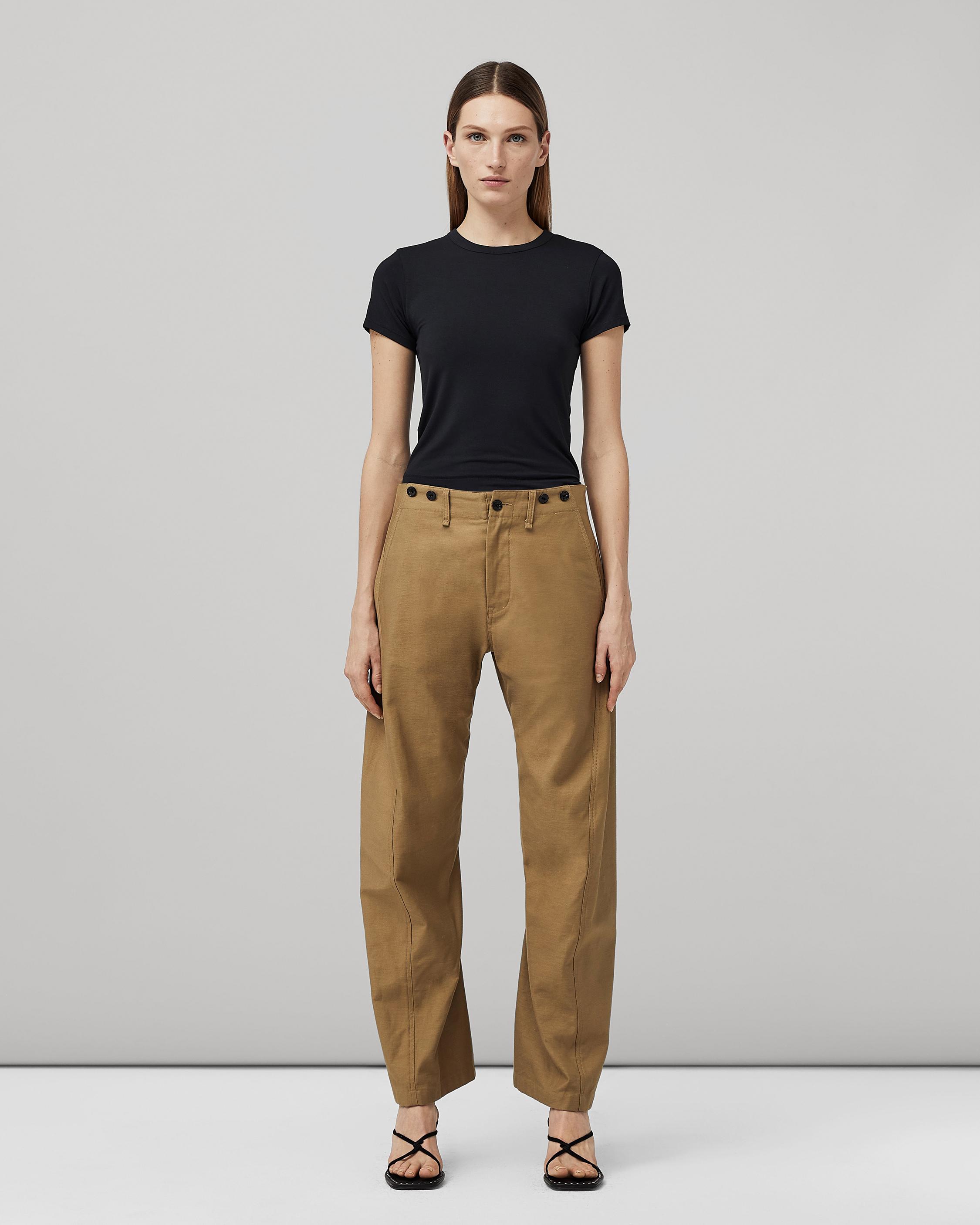 Twisted Cotton Pants