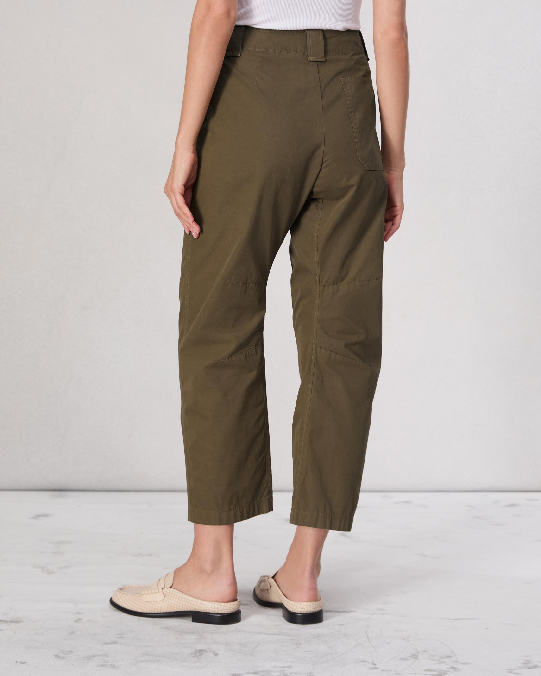 Leyton Workwear Cotton Pant - Olive Green