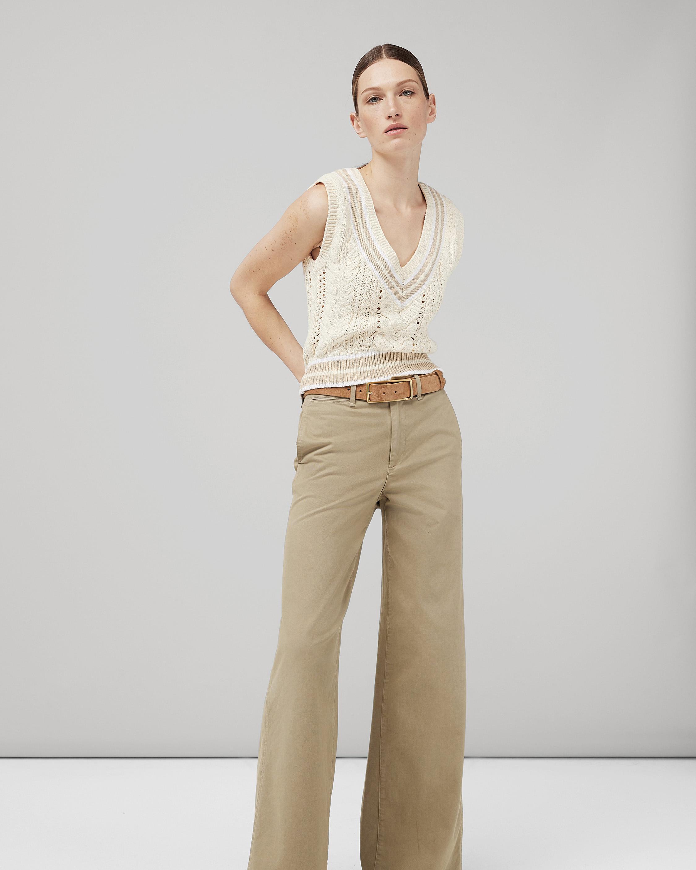 Wide leg 2025 khakis women's