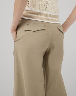 Sofie Wide Leg Cotton Chino image number 7