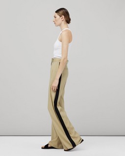 Shelly Wide Leg Linen Pant image number 4