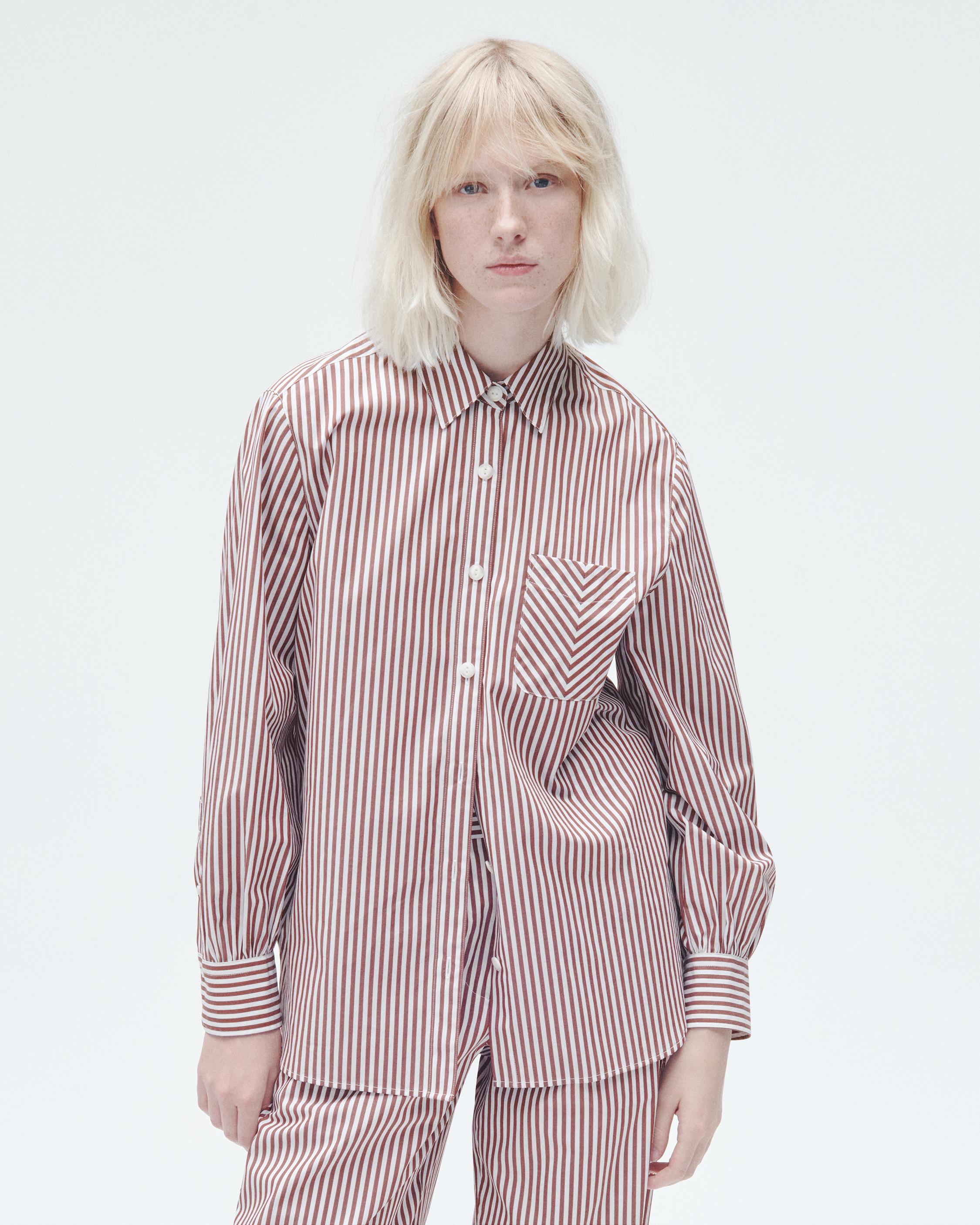 Maxine Cotton Poplin Button Down Shirt image number 1