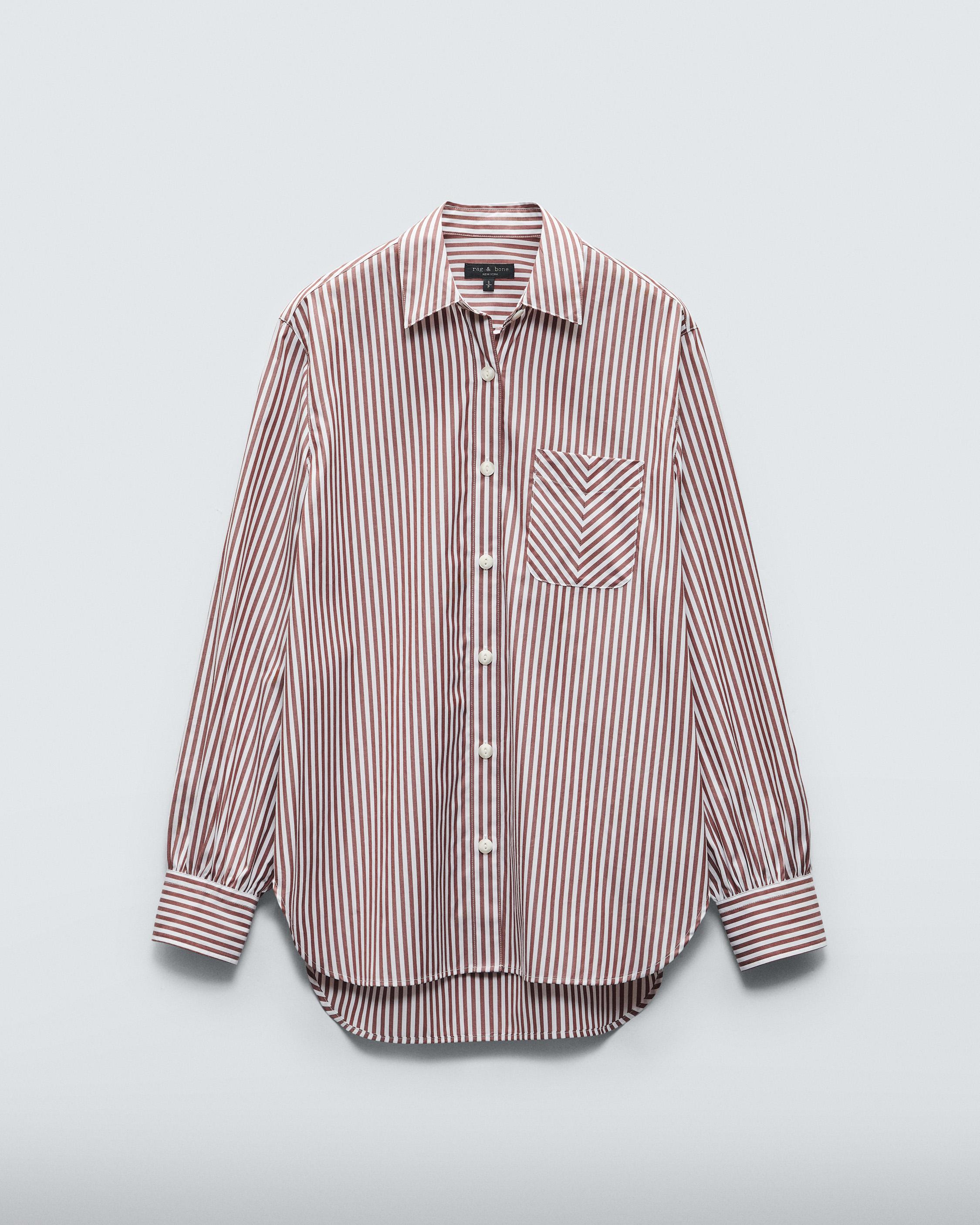 Maxine Cotton Poplin Button Down Shirt - image 2