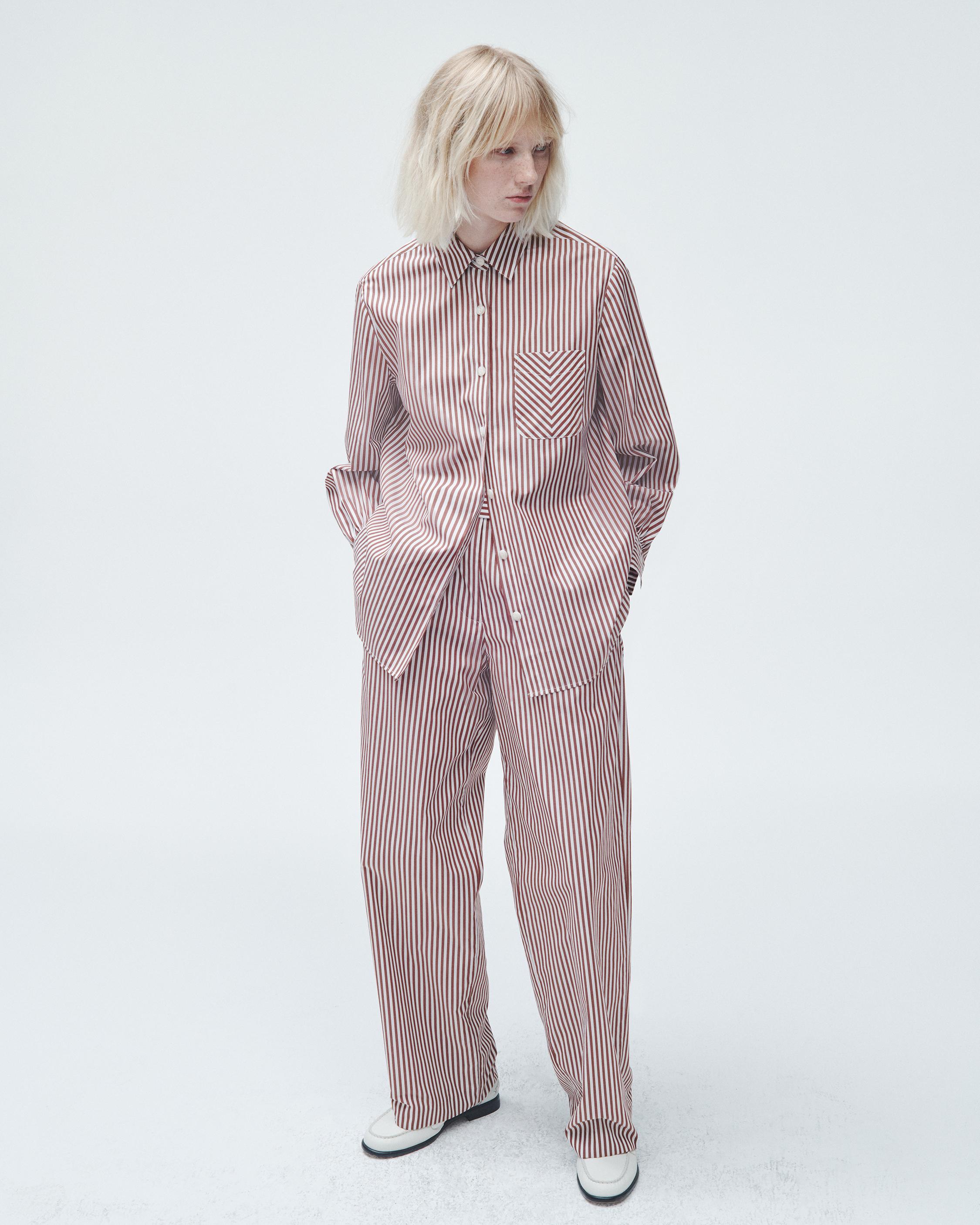 Maxine Cotton Poplin Button Down Shirt - image 3