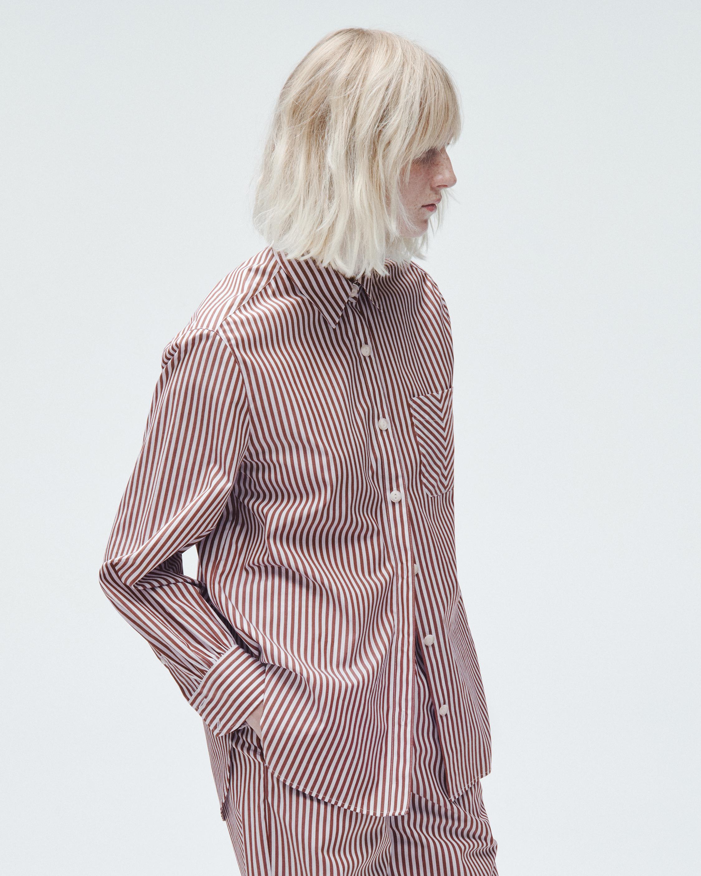 Maxine Cotton Poplin Button Down Shirt - image 4