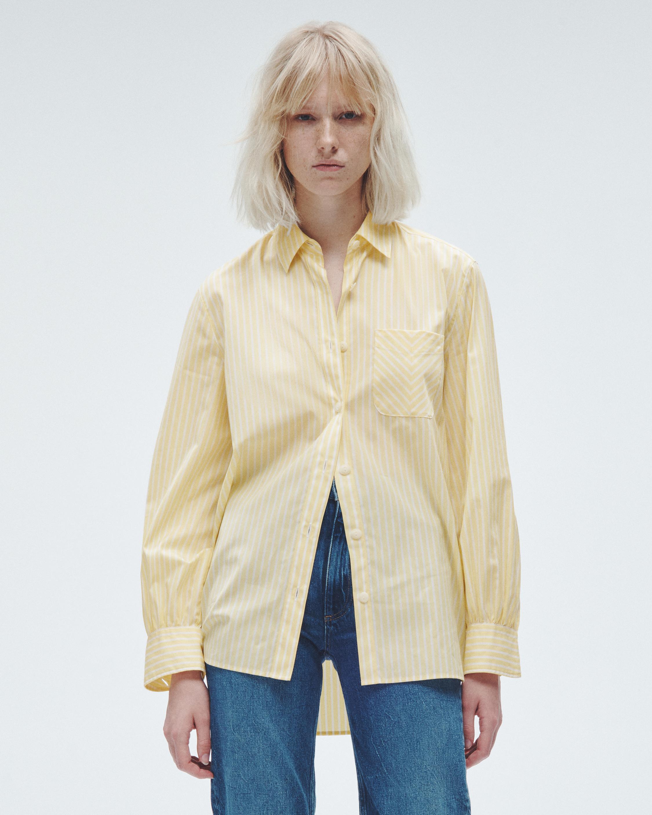 Maxine Cotton Poplin Button Down Shirt image number 7