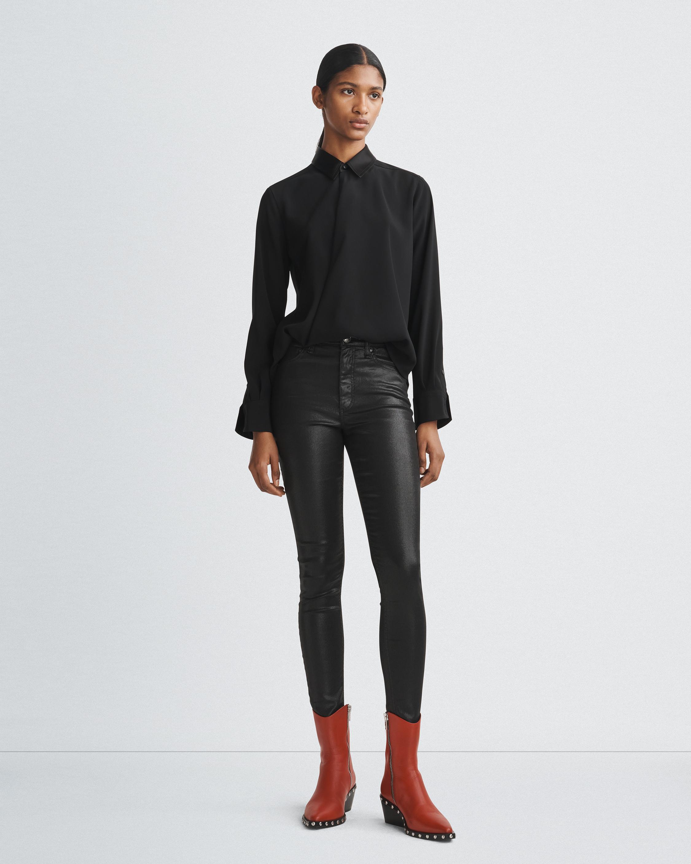 Phillipa Satin Blouse | rag & bone