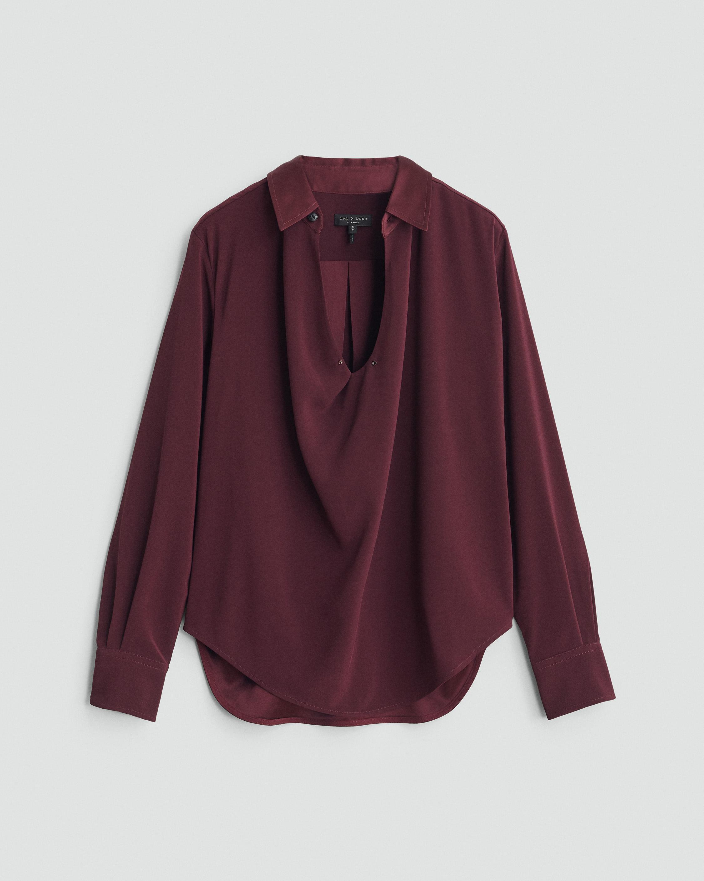 Satin Collared Wrap Blouse Marks & Spencer Philippines