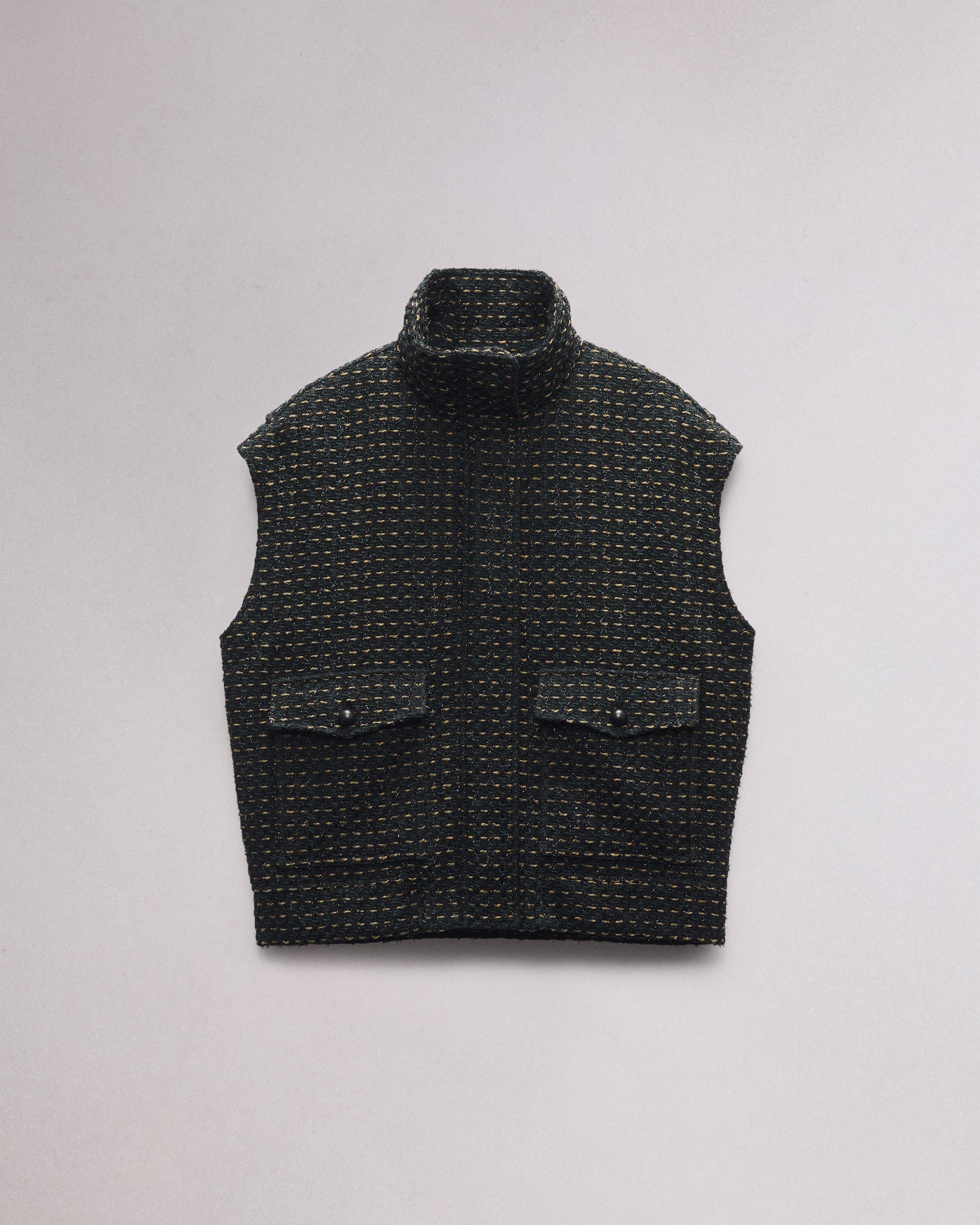 Amina Tweed Vest image number 2