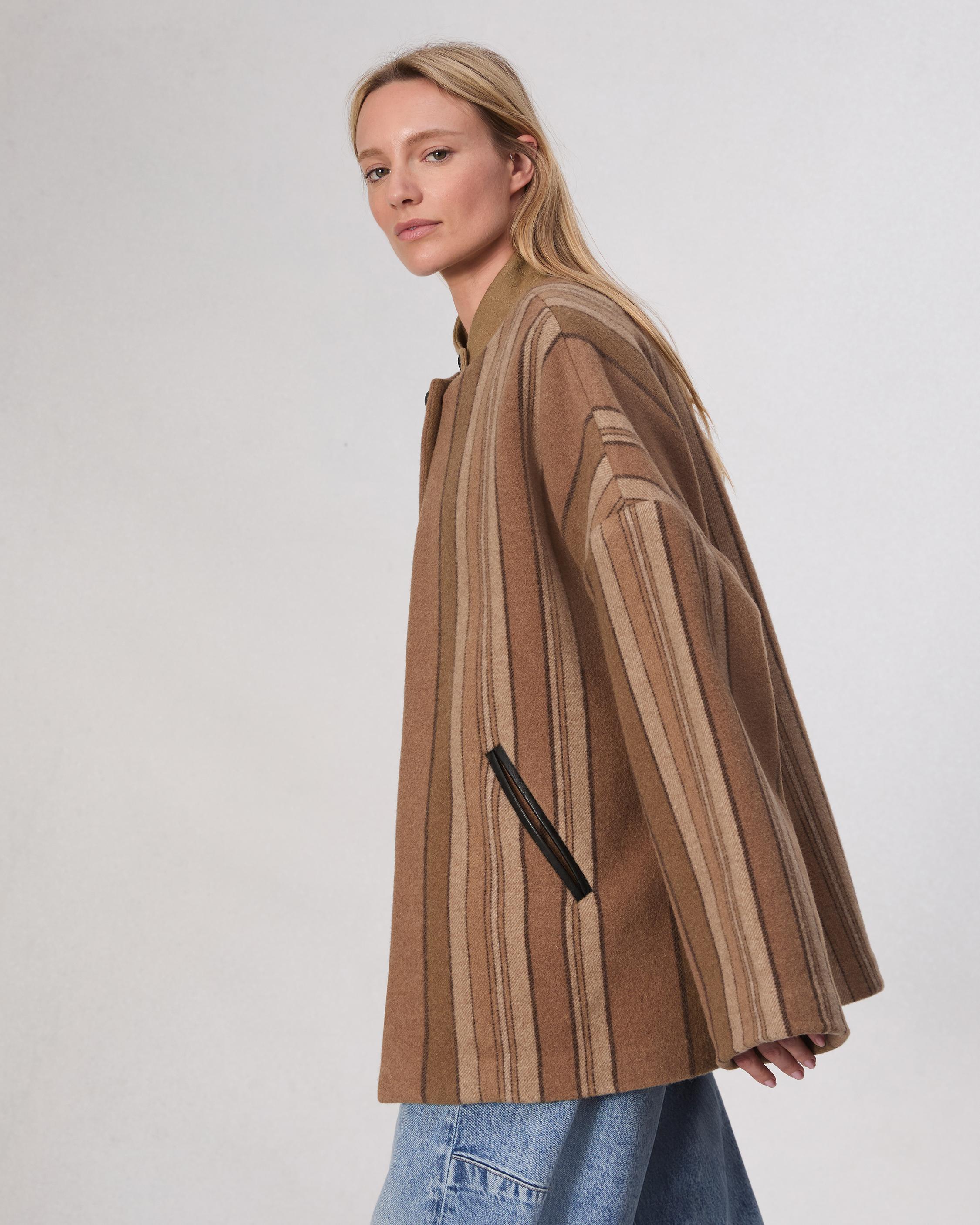 Penny Stripe Coat image number 4