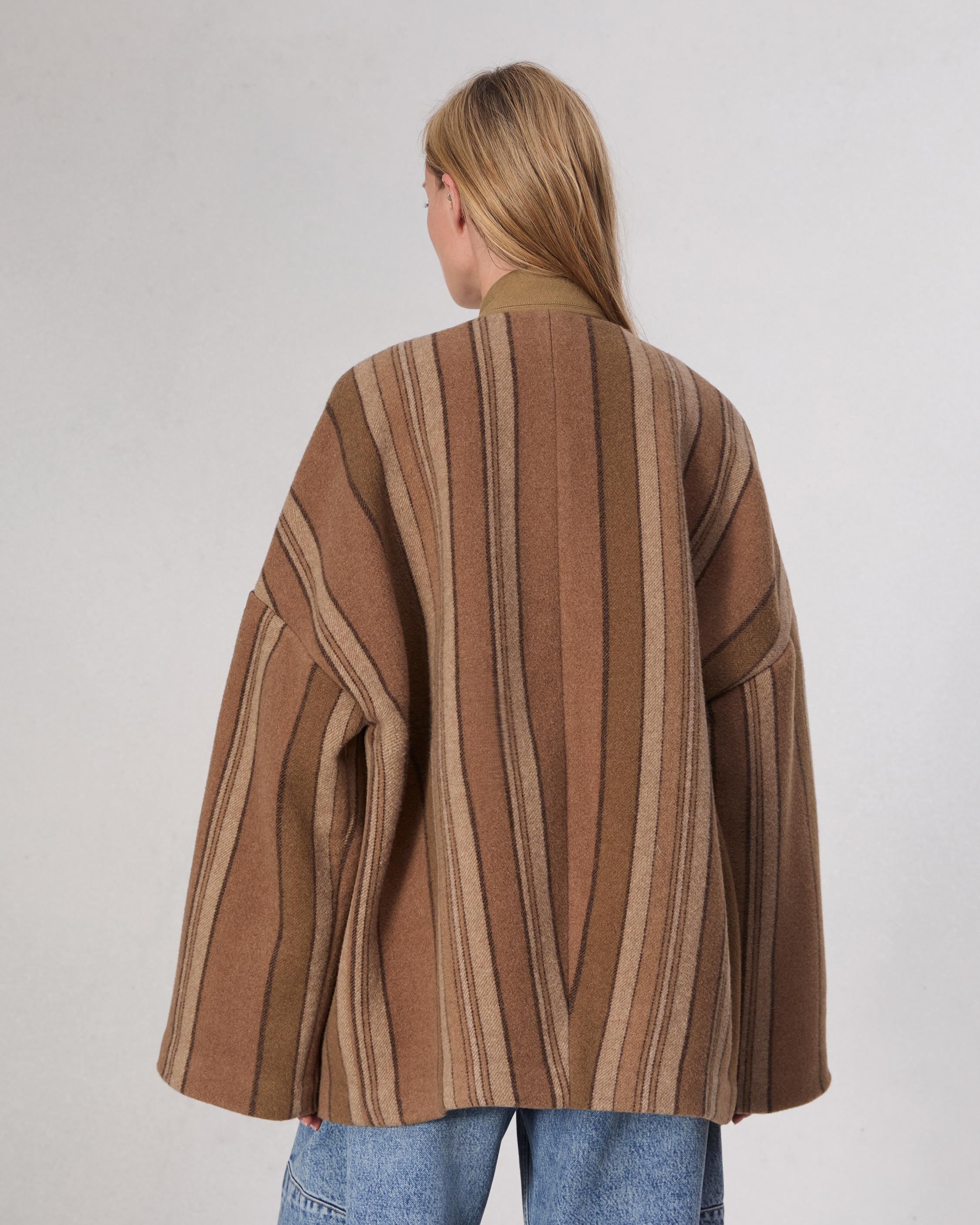 Penny Stripe Coat image number 5