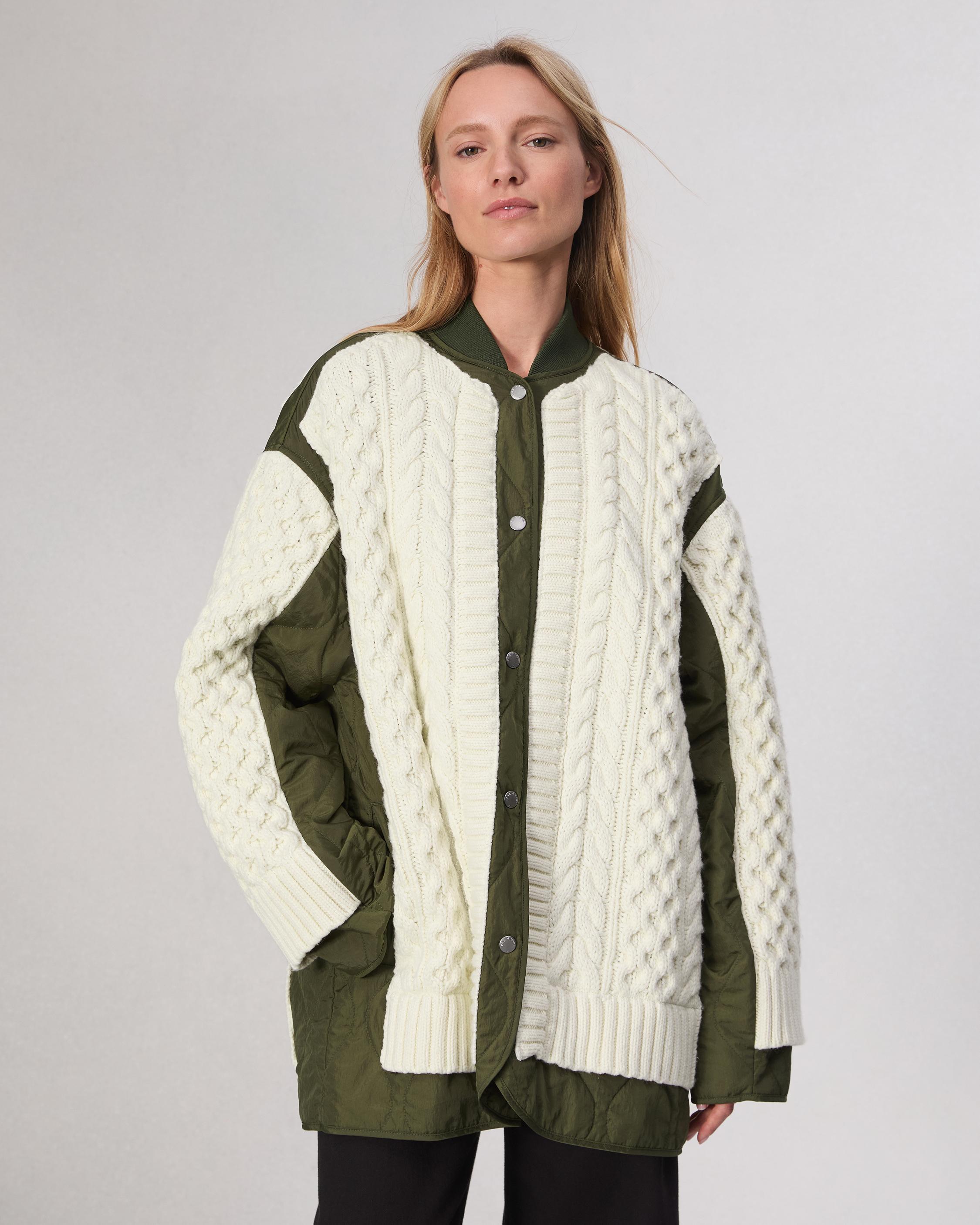 Mix Media Zipup Jacket main image 1