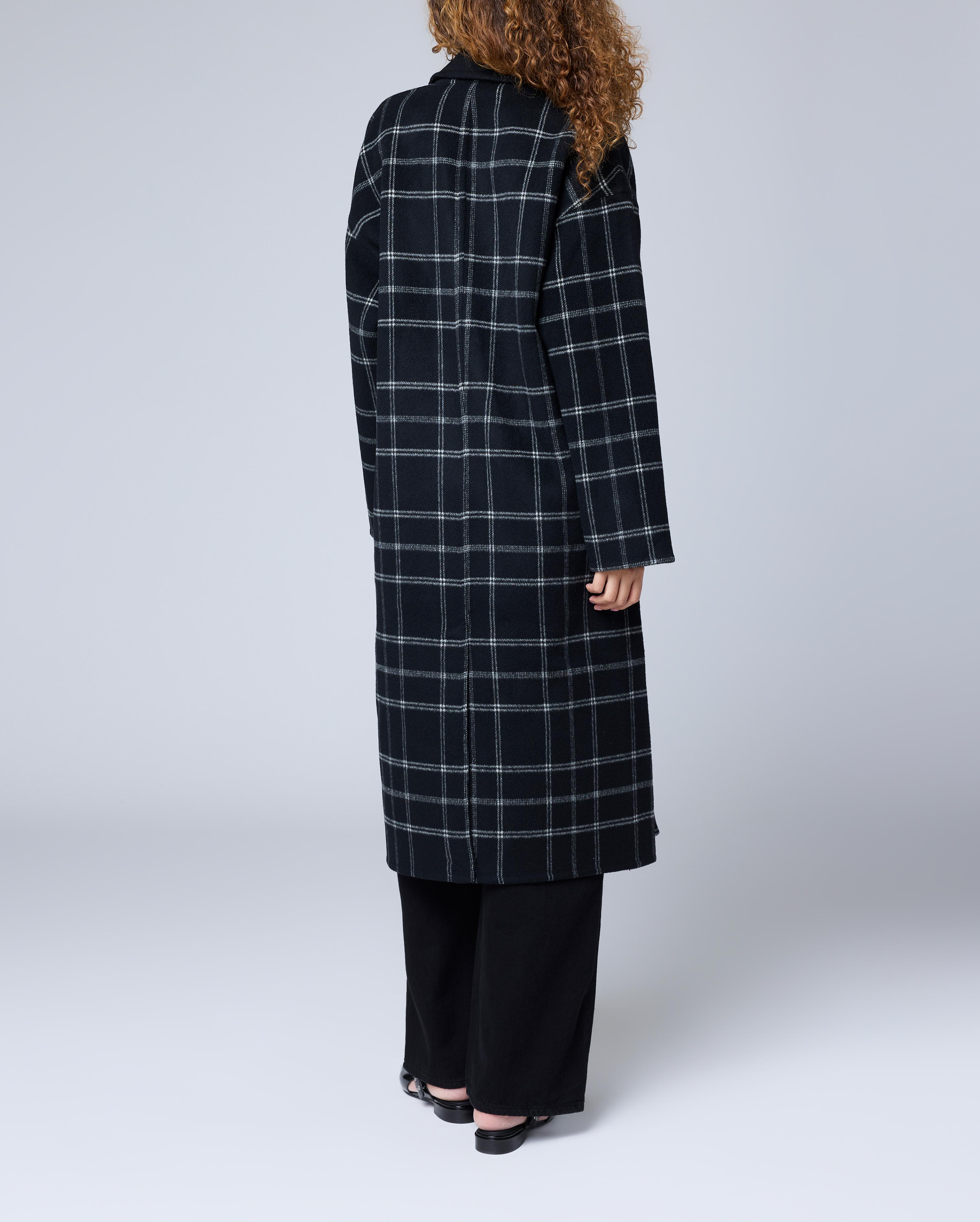 Thea Plaid Wool Coat image number 2