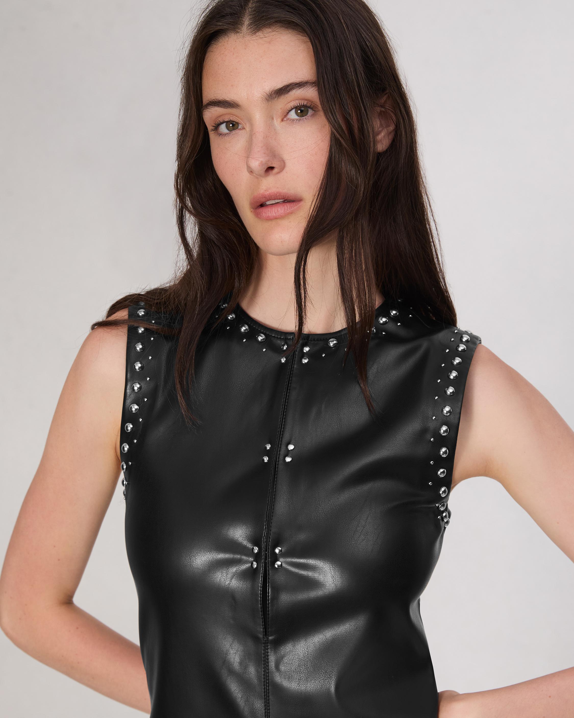 Brigette Faux Leather Dress image number 6