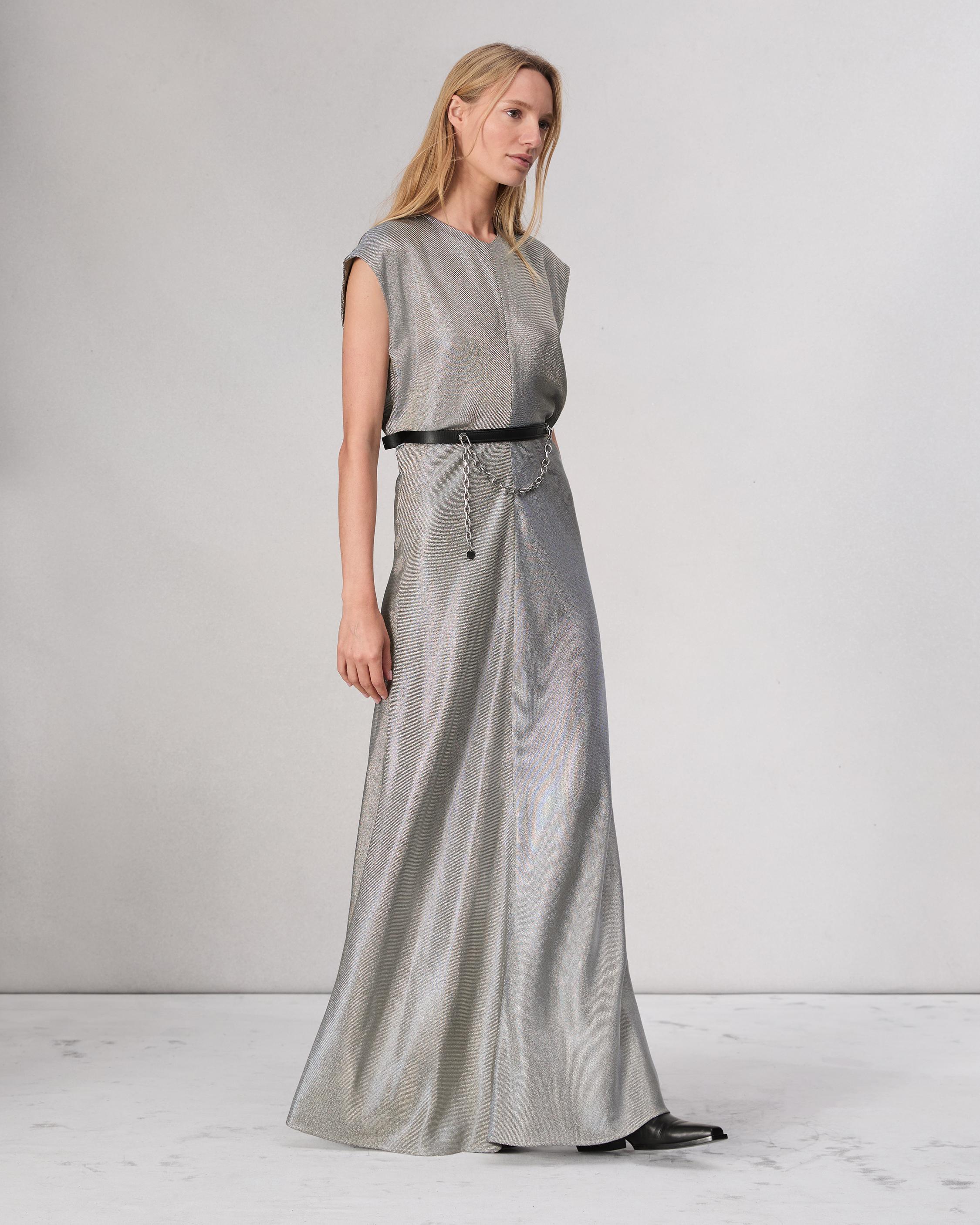 Marie Metallic Dress image number 7