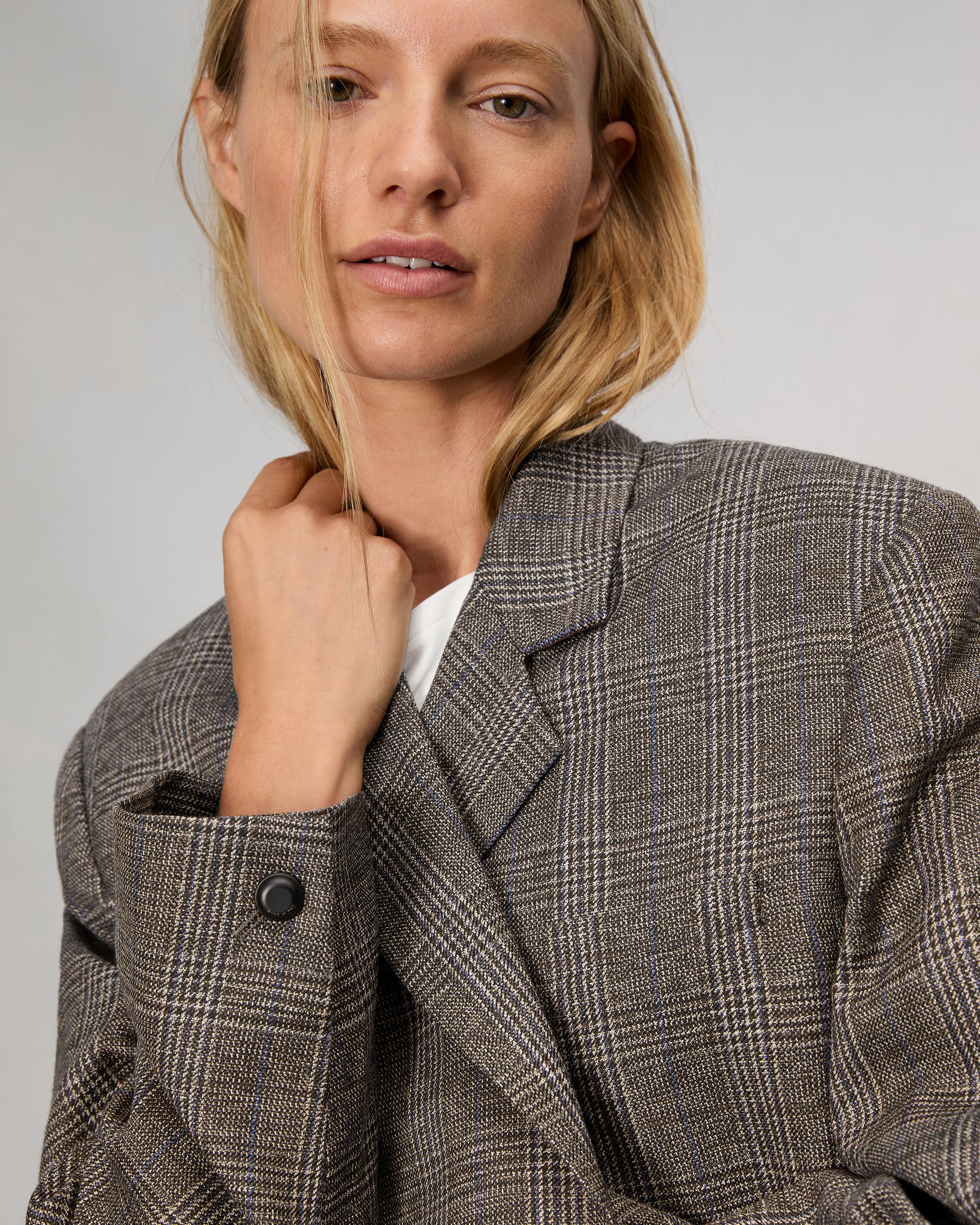 Lainey Plaid Blazer image number 6