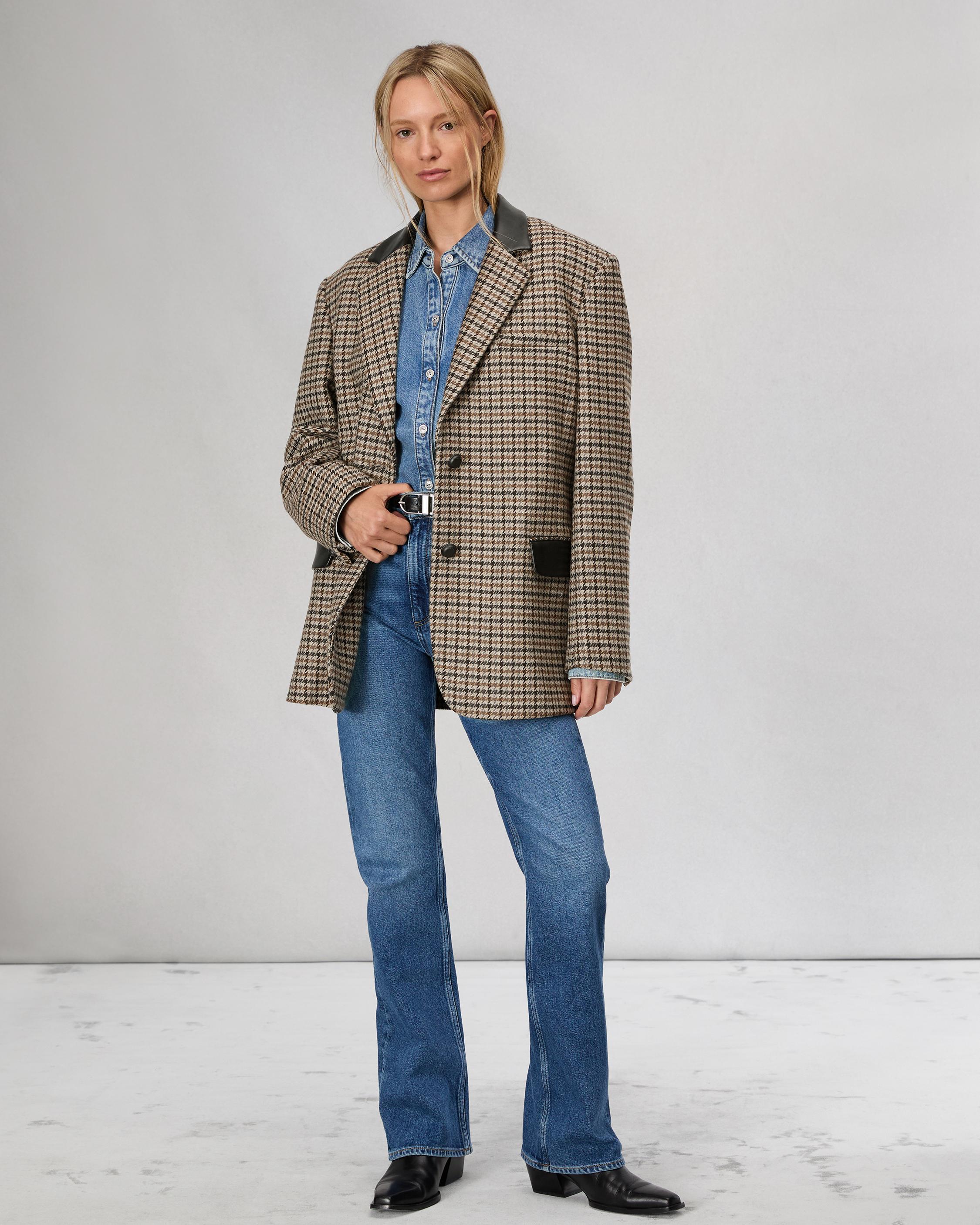 Lainey Houndstooth Blazer image number 3