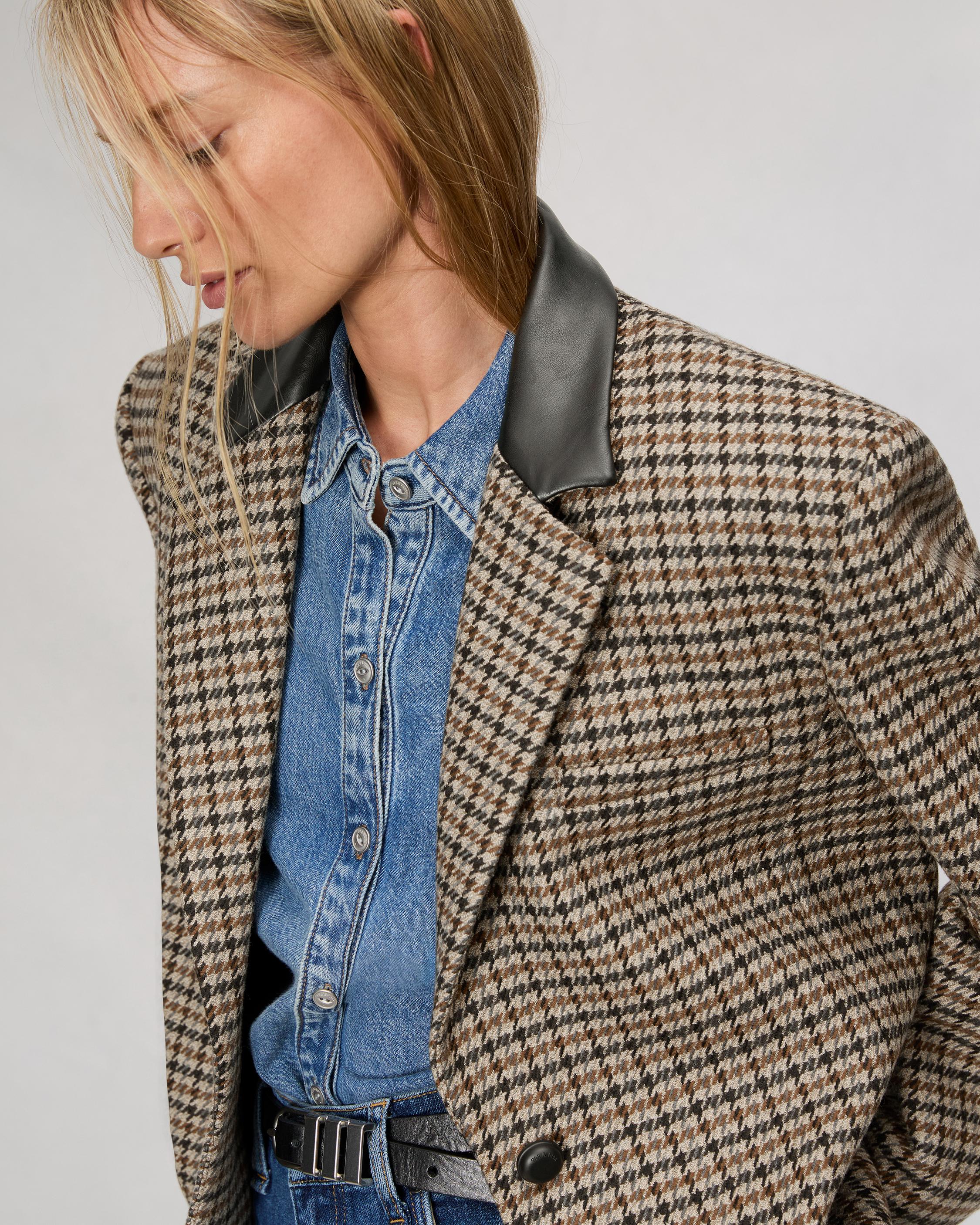 Lainey Houndstooth Blazer image number 6