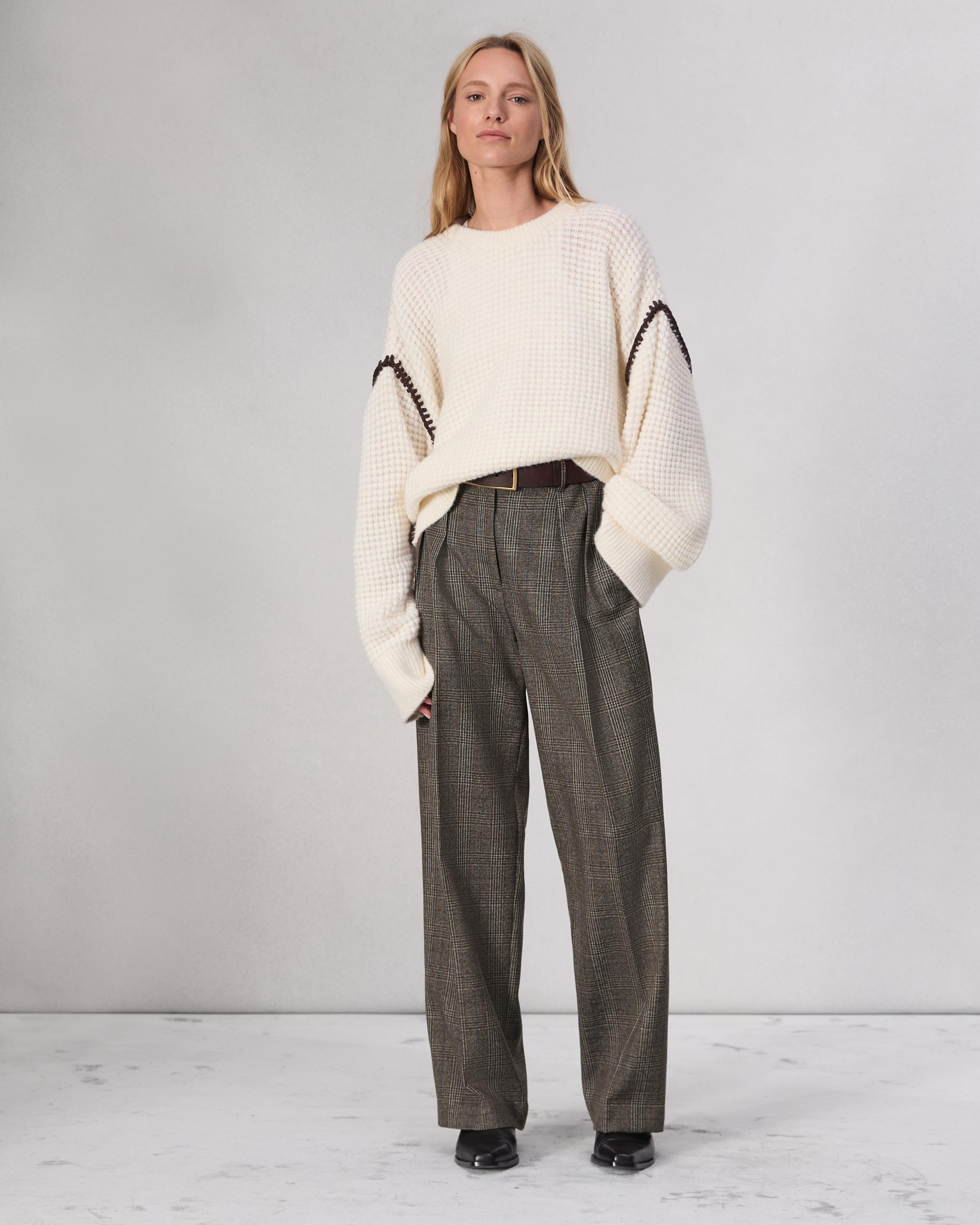 Francine Plaid Wool Pant image number 1