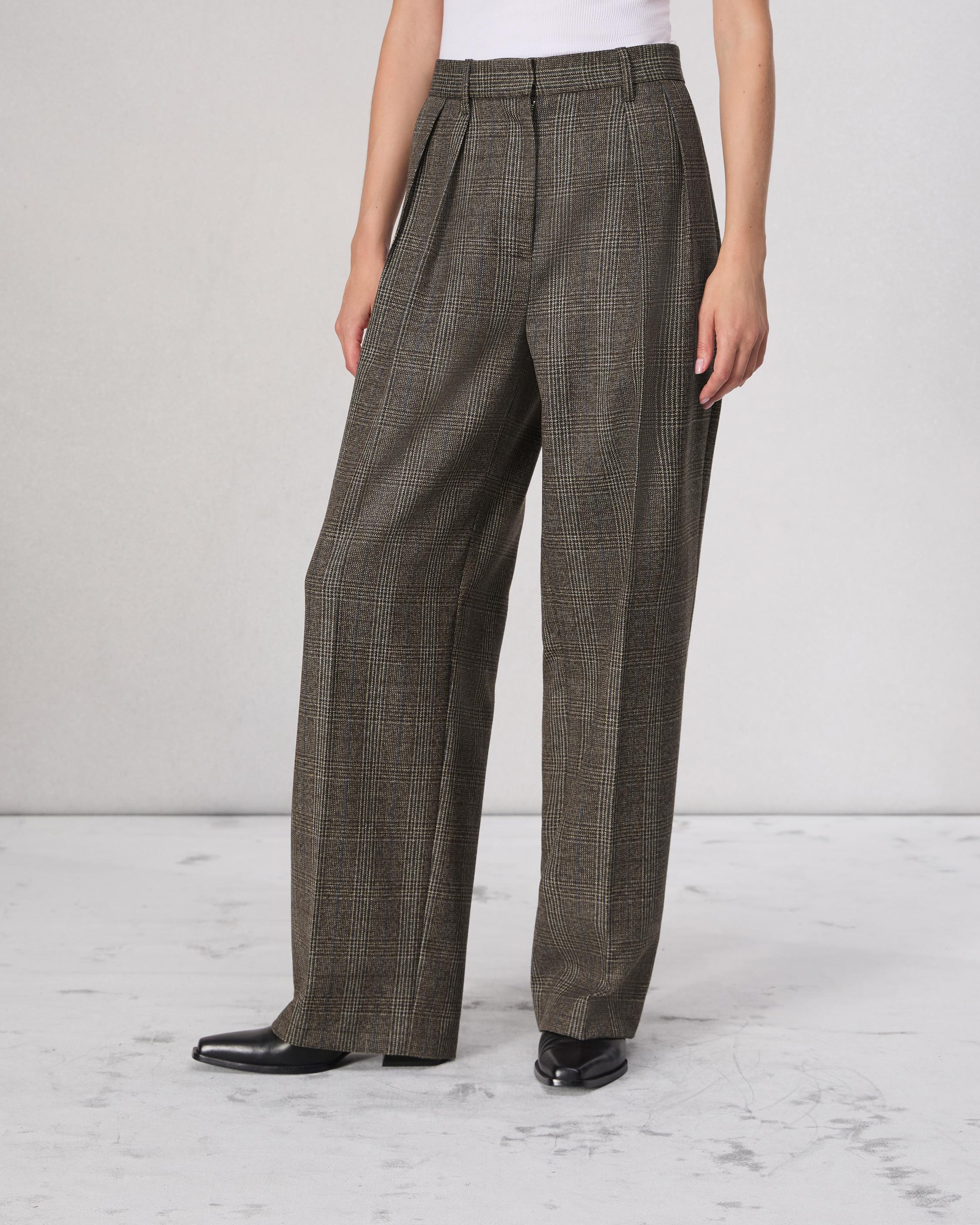 Francine Plaid Wool Pant image number 3