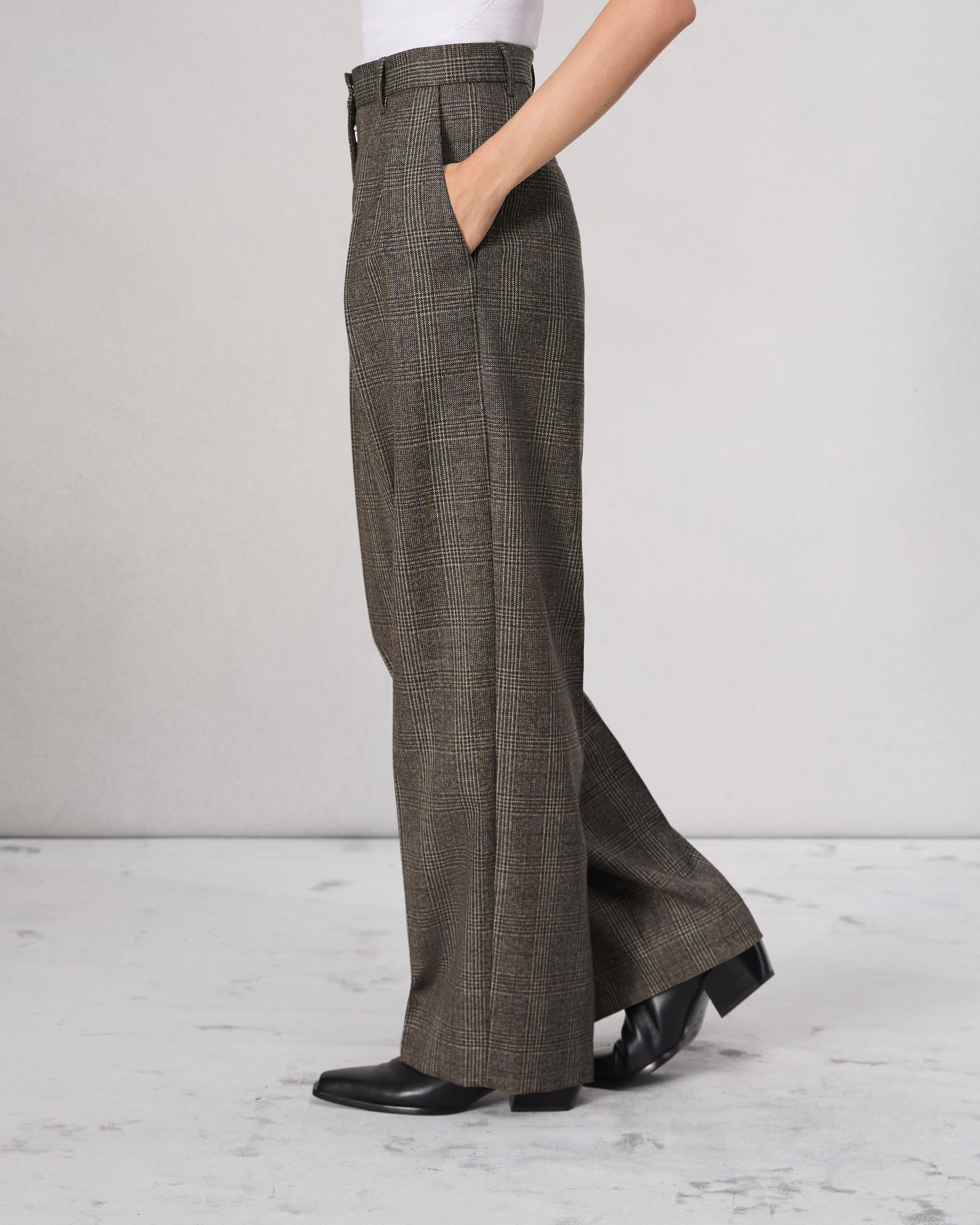 Francine Plaid Wool Pant image number 4