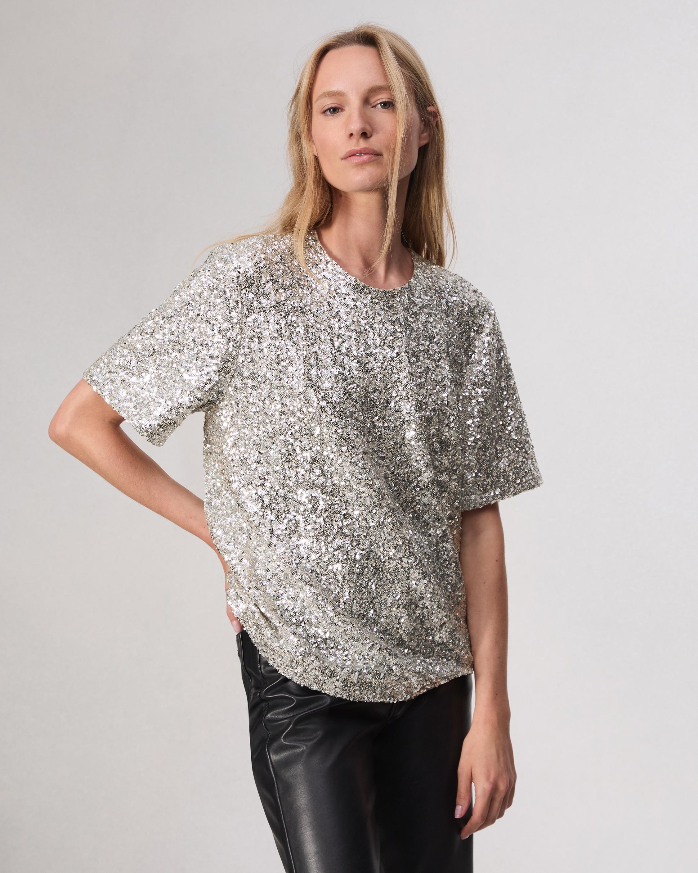 Sammie Sequin Tee image number 1