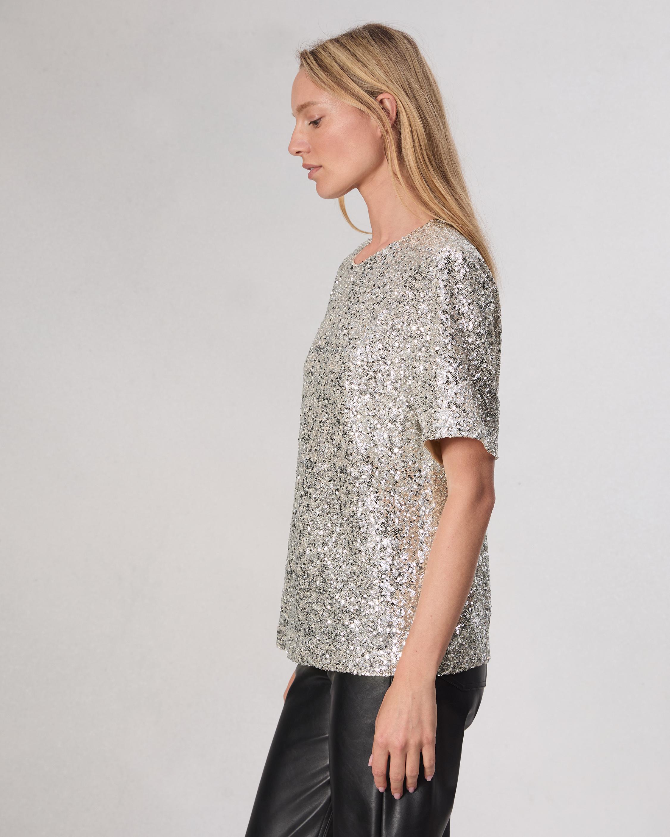 Sammie Sequin Tee image number 4