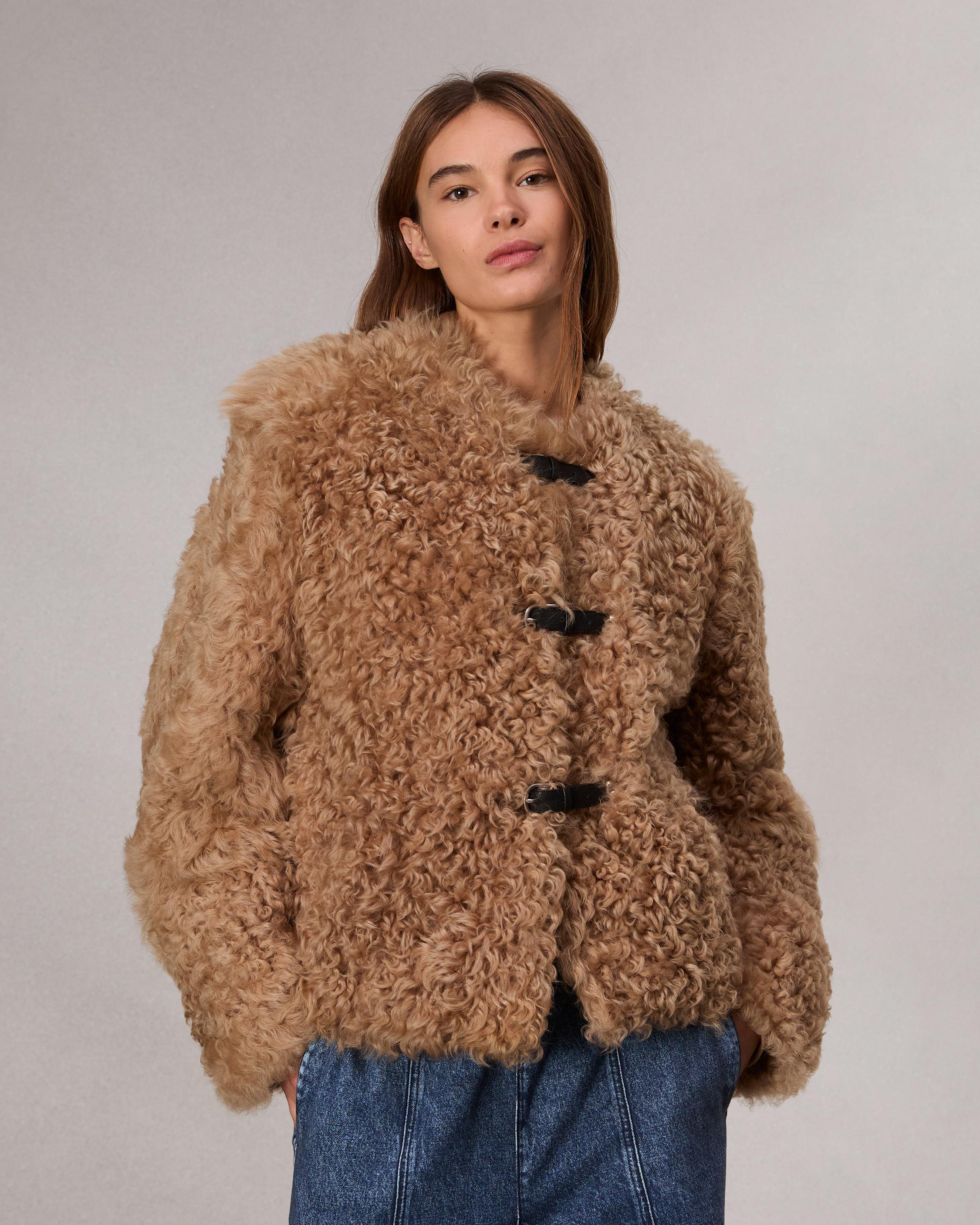 Sabrina Shearling Jacket image number 4