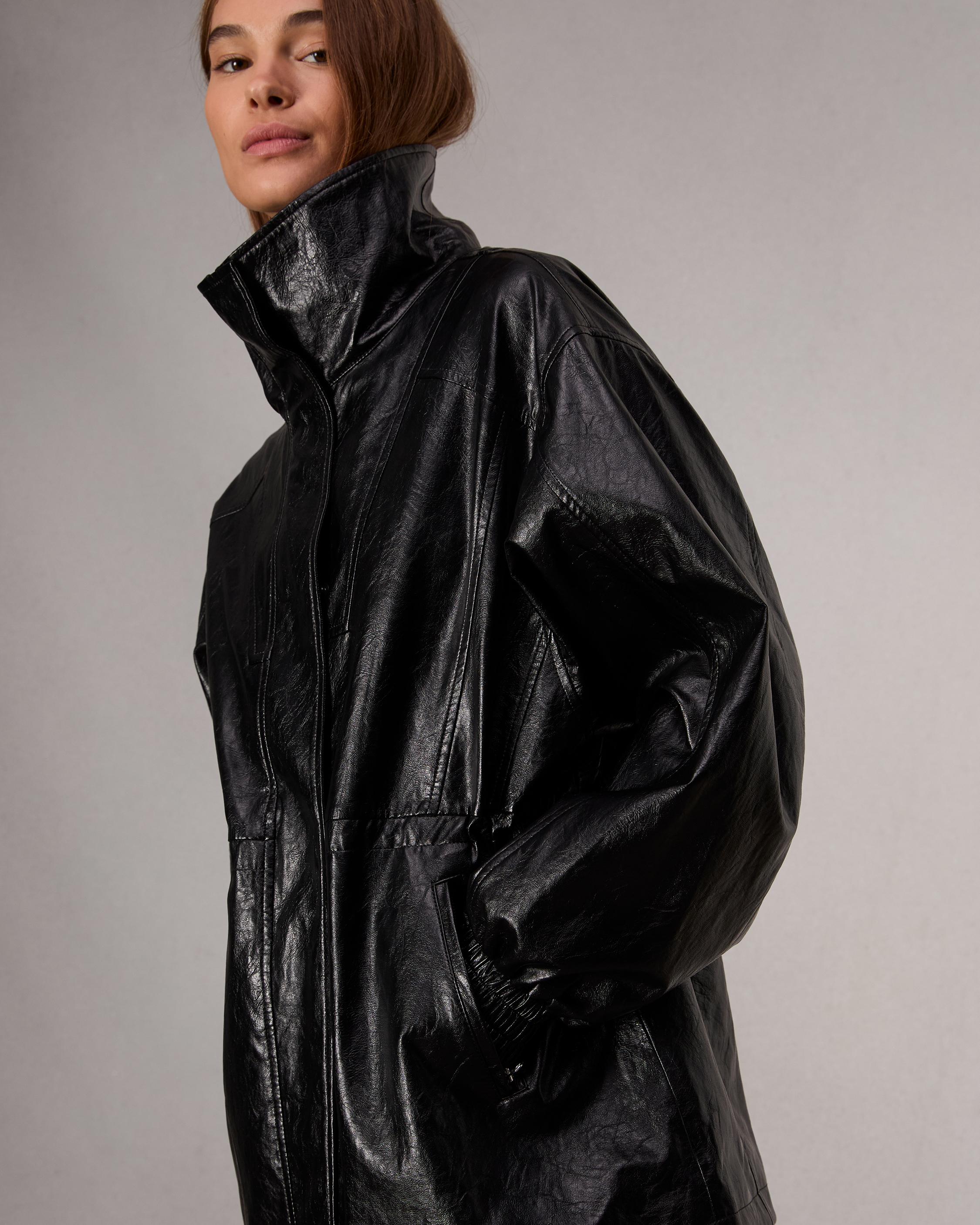 Monica Faux Leather Jacket image number 6