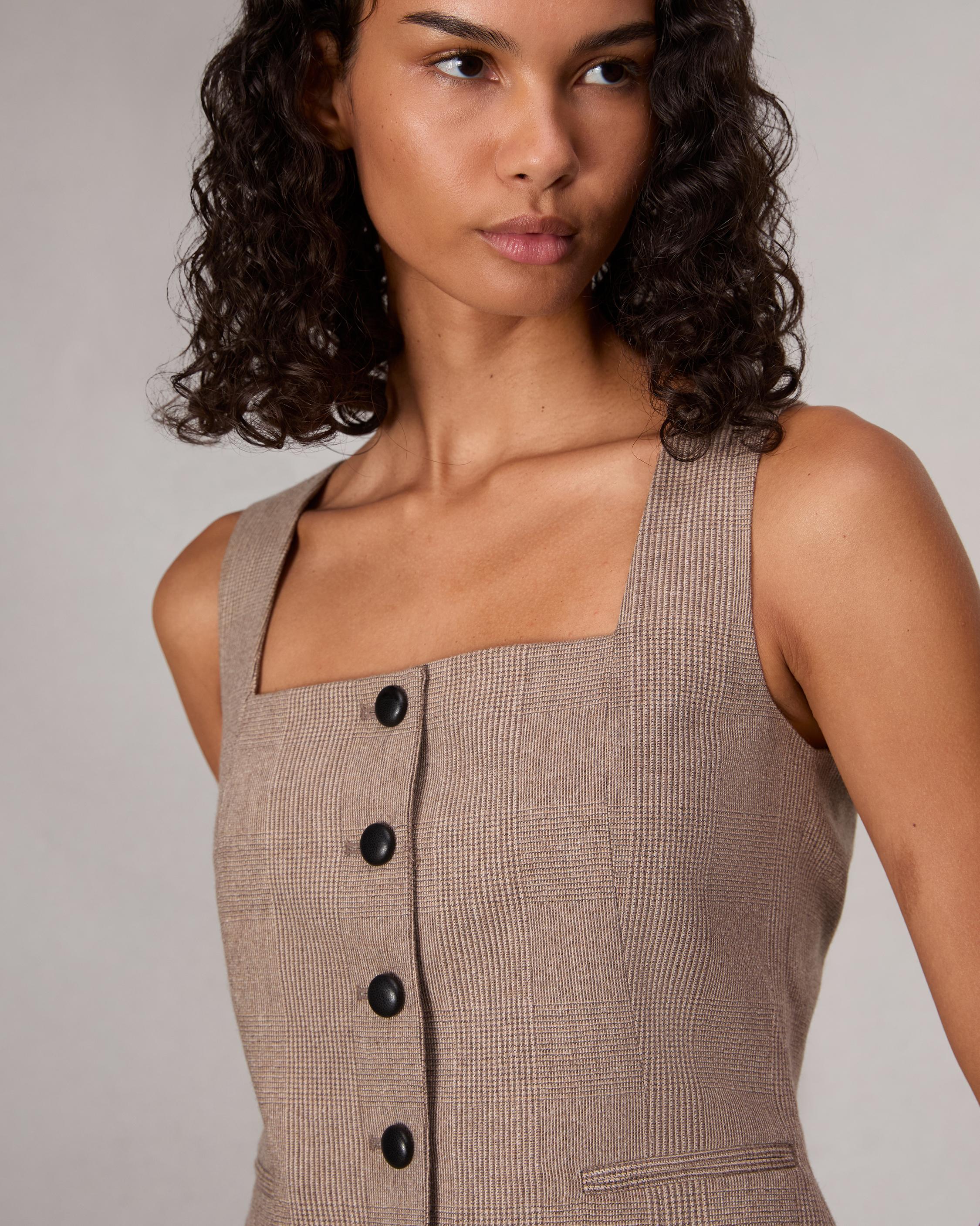 Mariana Plaid Vest image number 6