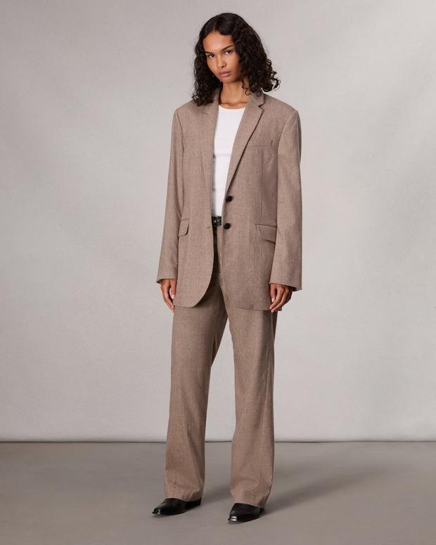 Shea Full-Length Plaid Pant - Camel Plaid | rag & bone Shea Full-Length Plaid Pant - Camel Plaid | rag & bone