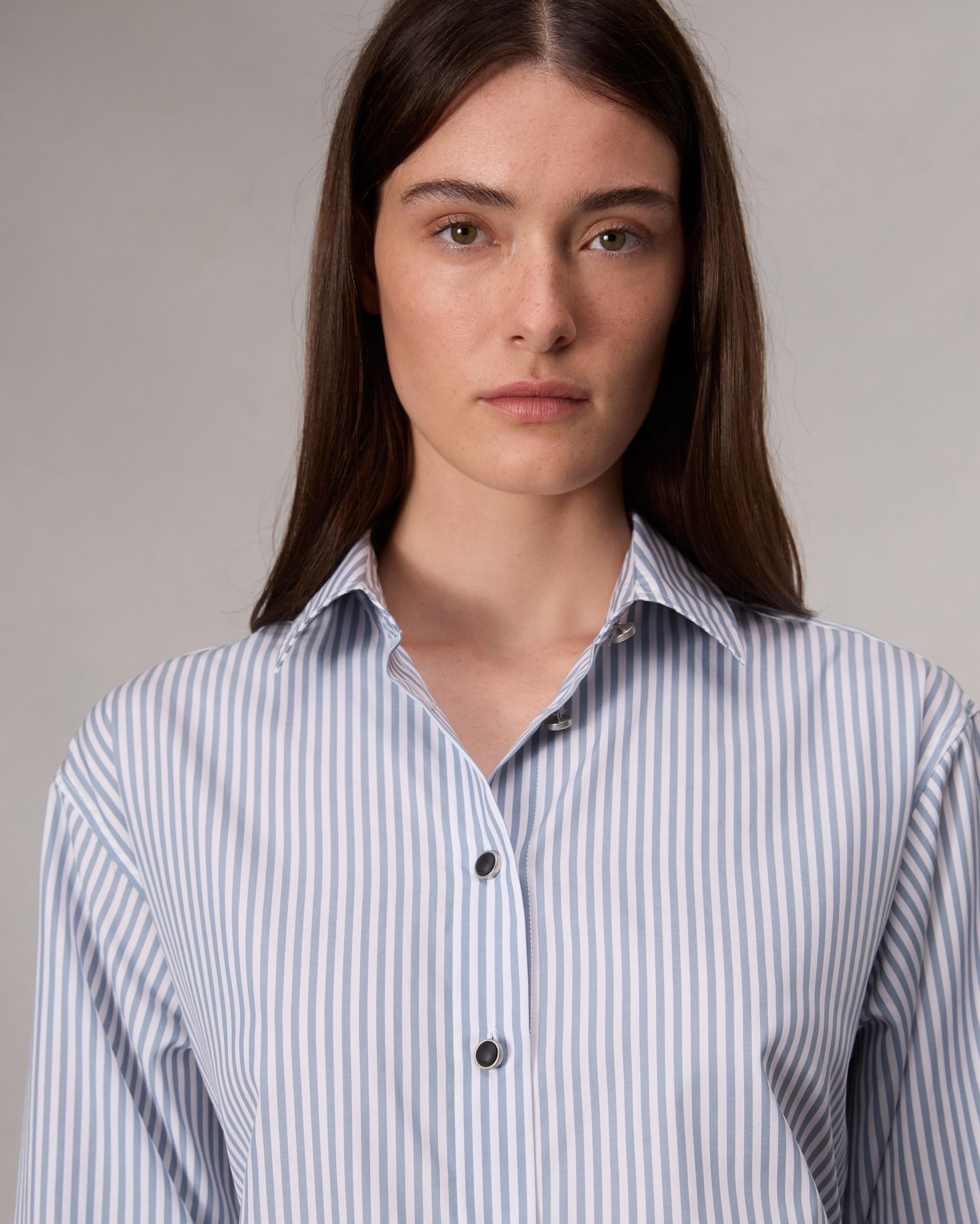 Eve Striped Shirt image number 6