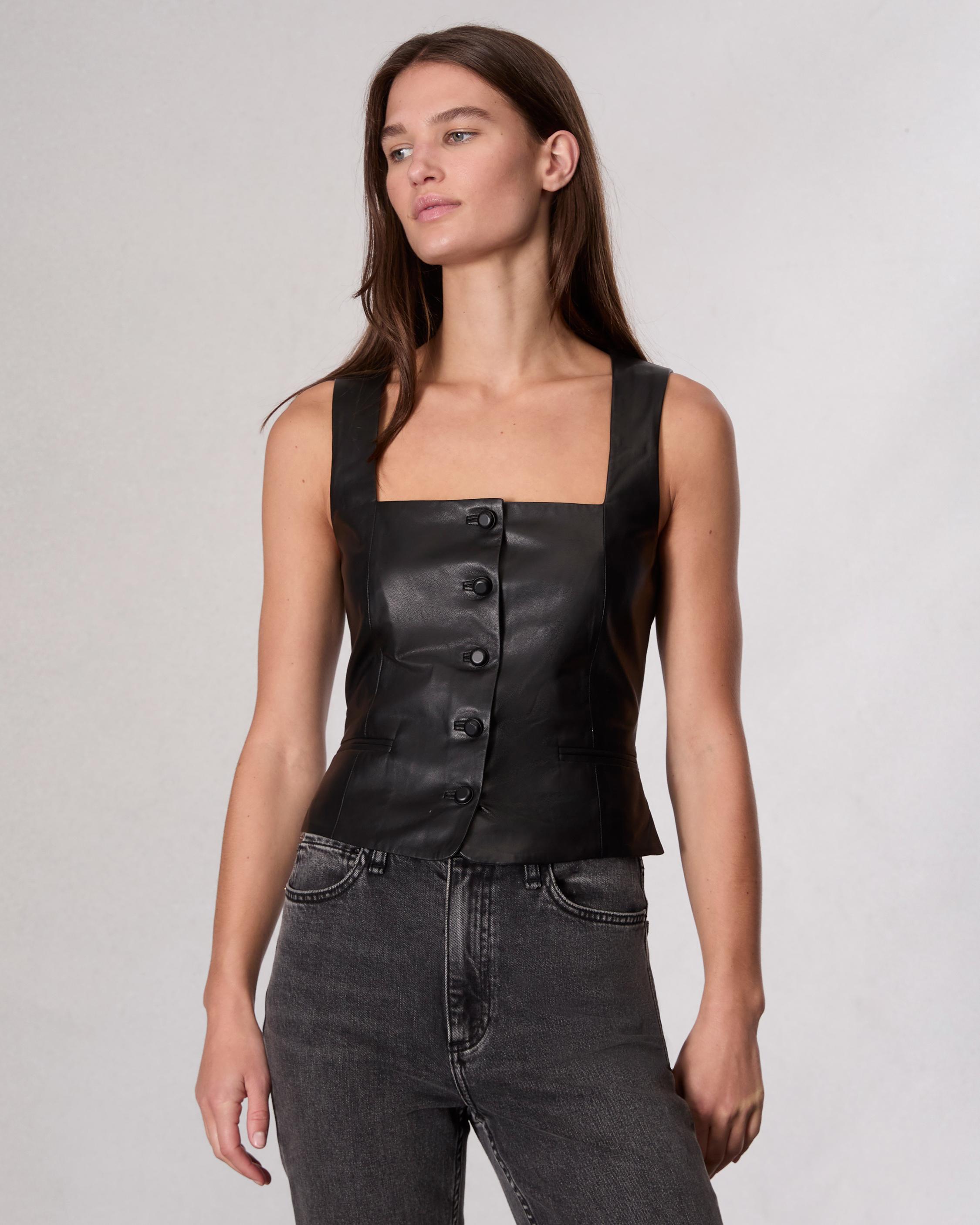 Mariana Leather Vest image number 1