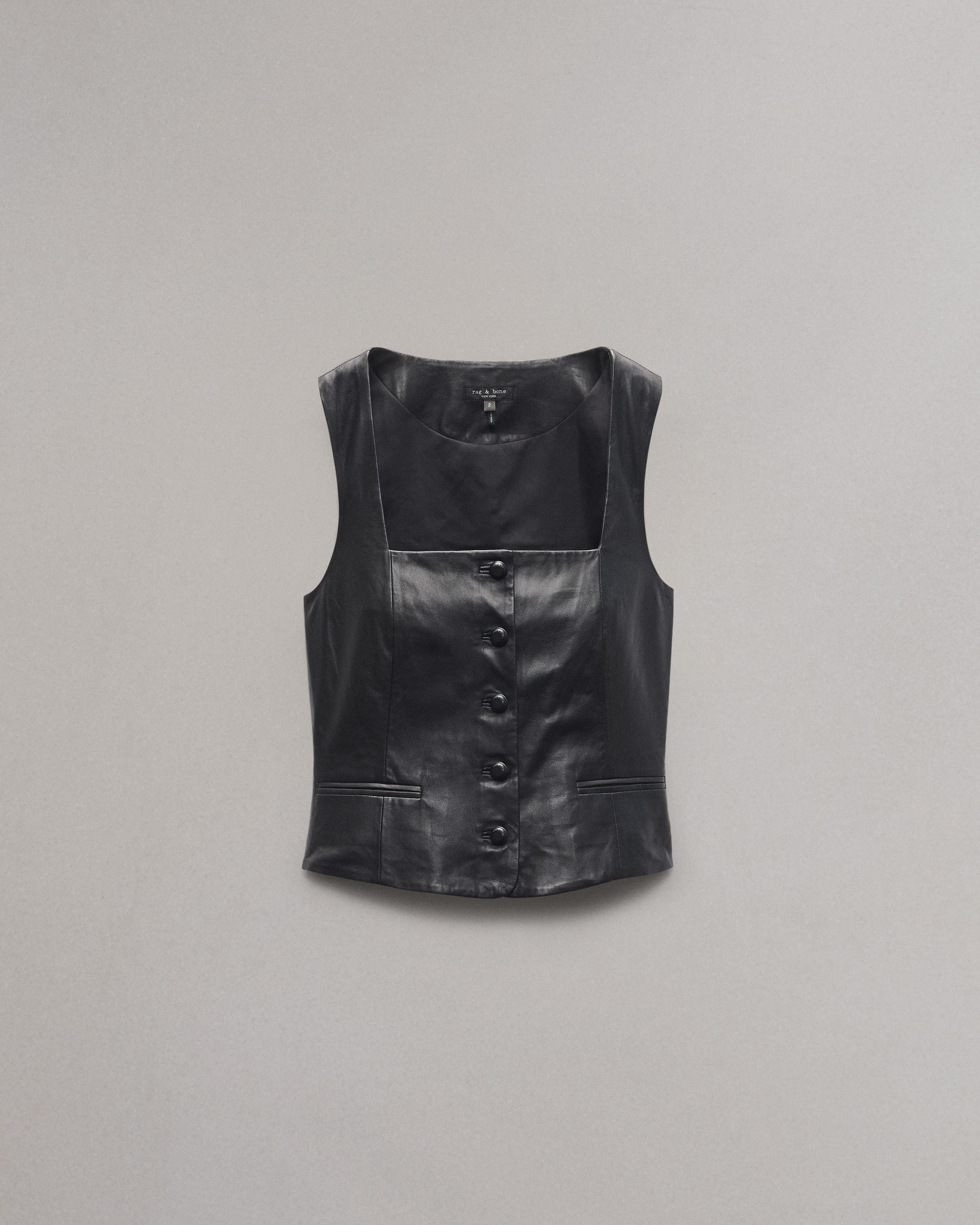 Mariana Leather Vest image number 2