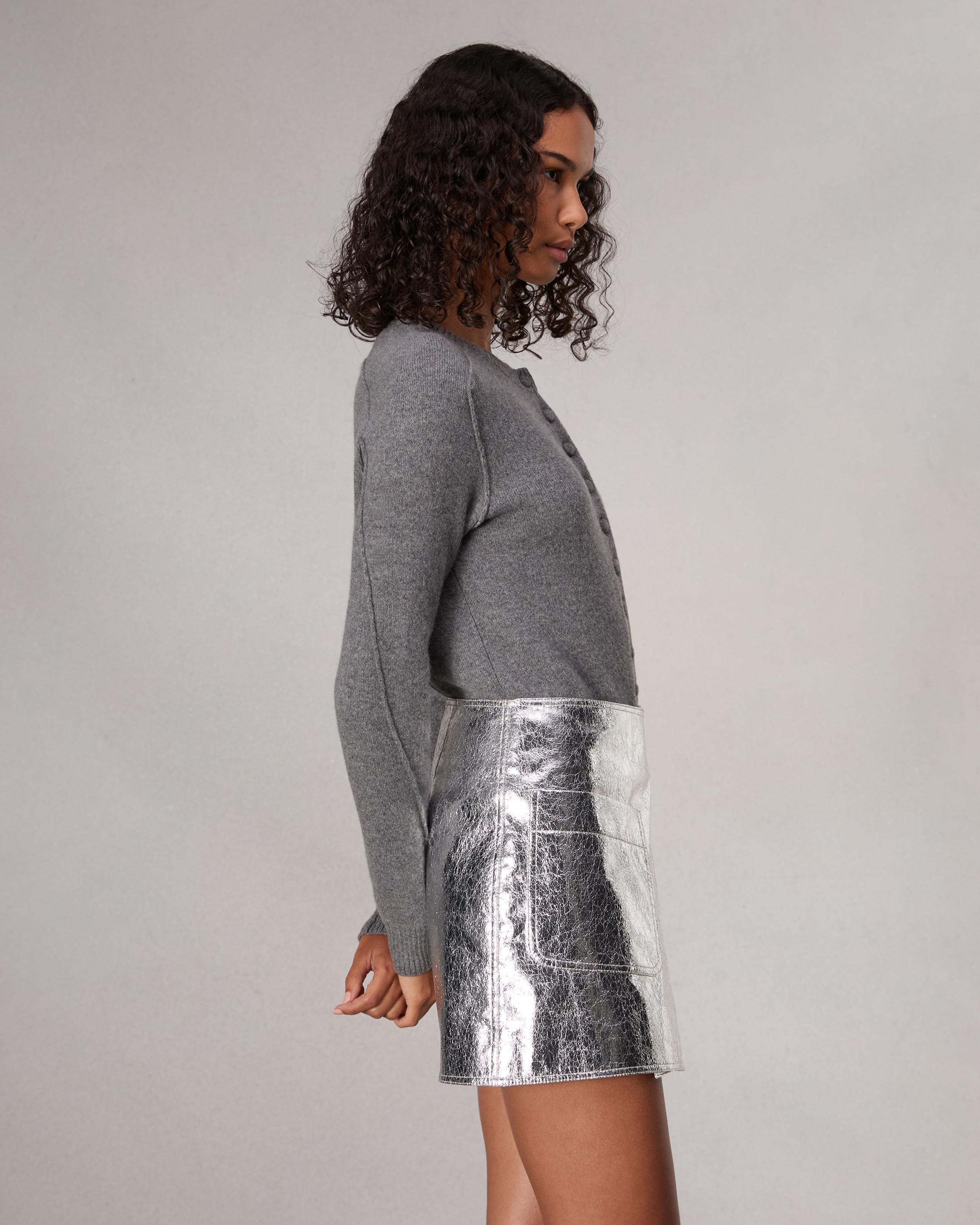 Kyla Faux Leather Skirt image number 3