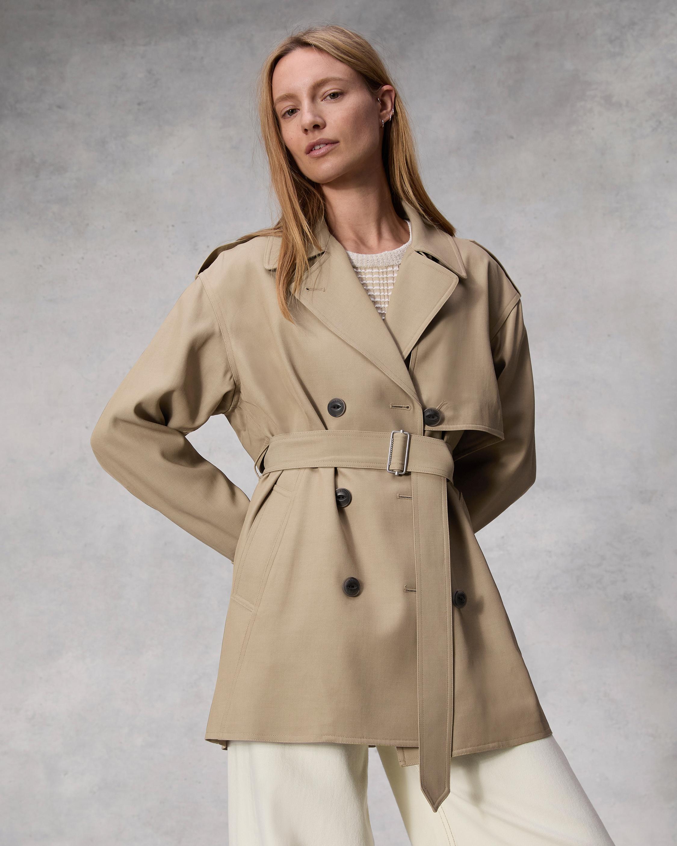 Beverly Cropped Trench image number 7